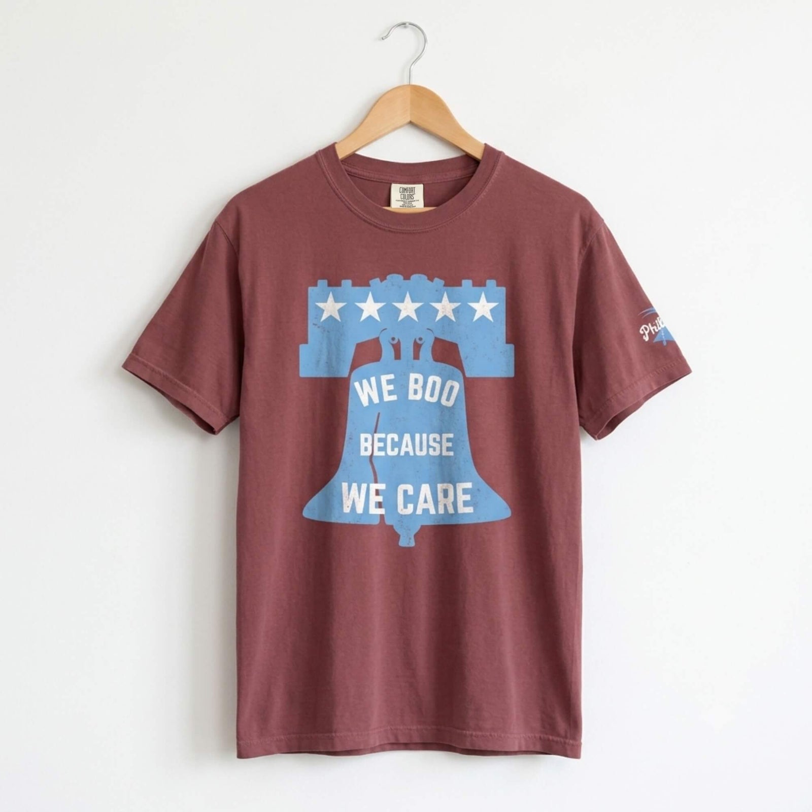 "We Boo Because We Care" Comfort Colors Tee