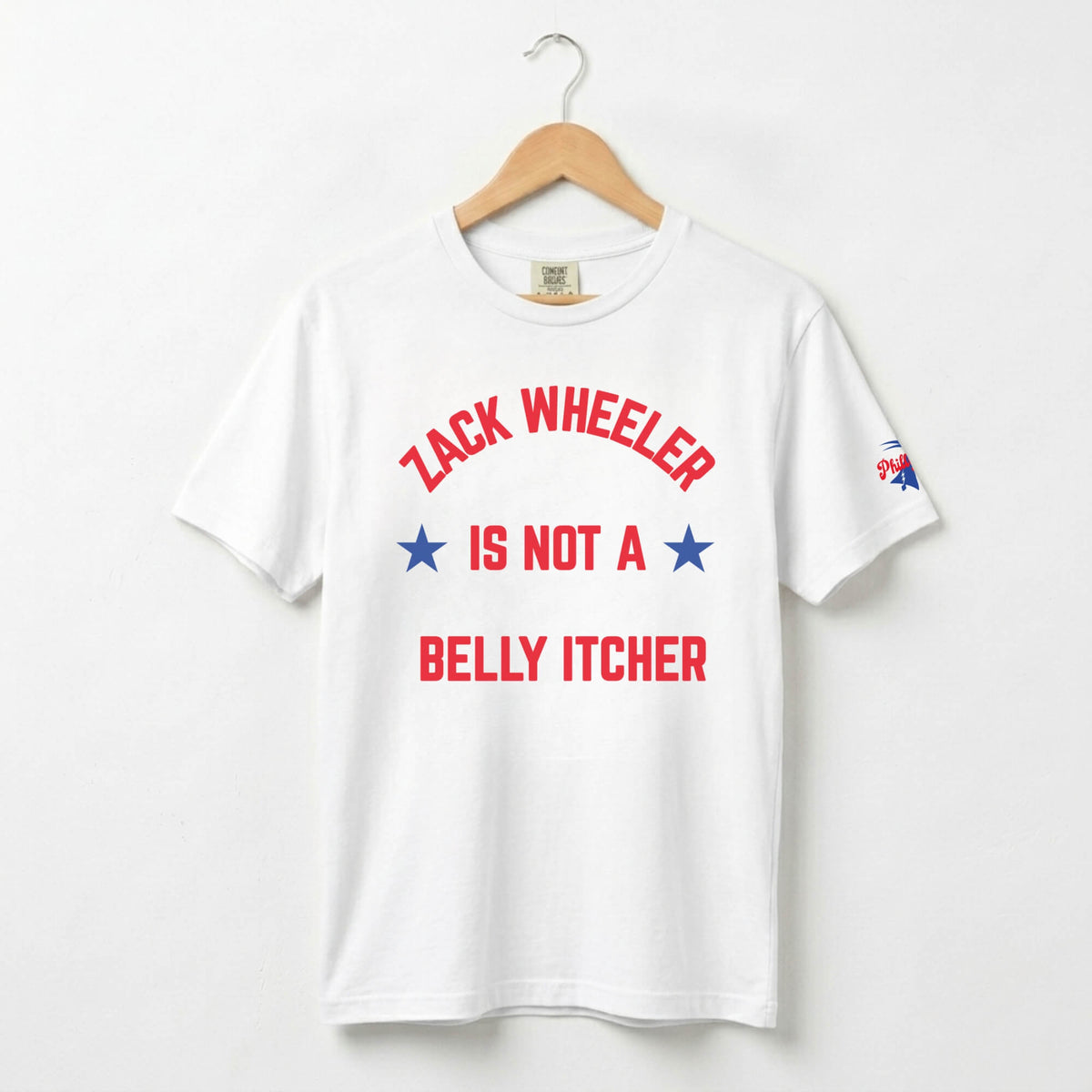"Zack Wheeler Is Not a Belly Itcher" Comfort Colors Tee