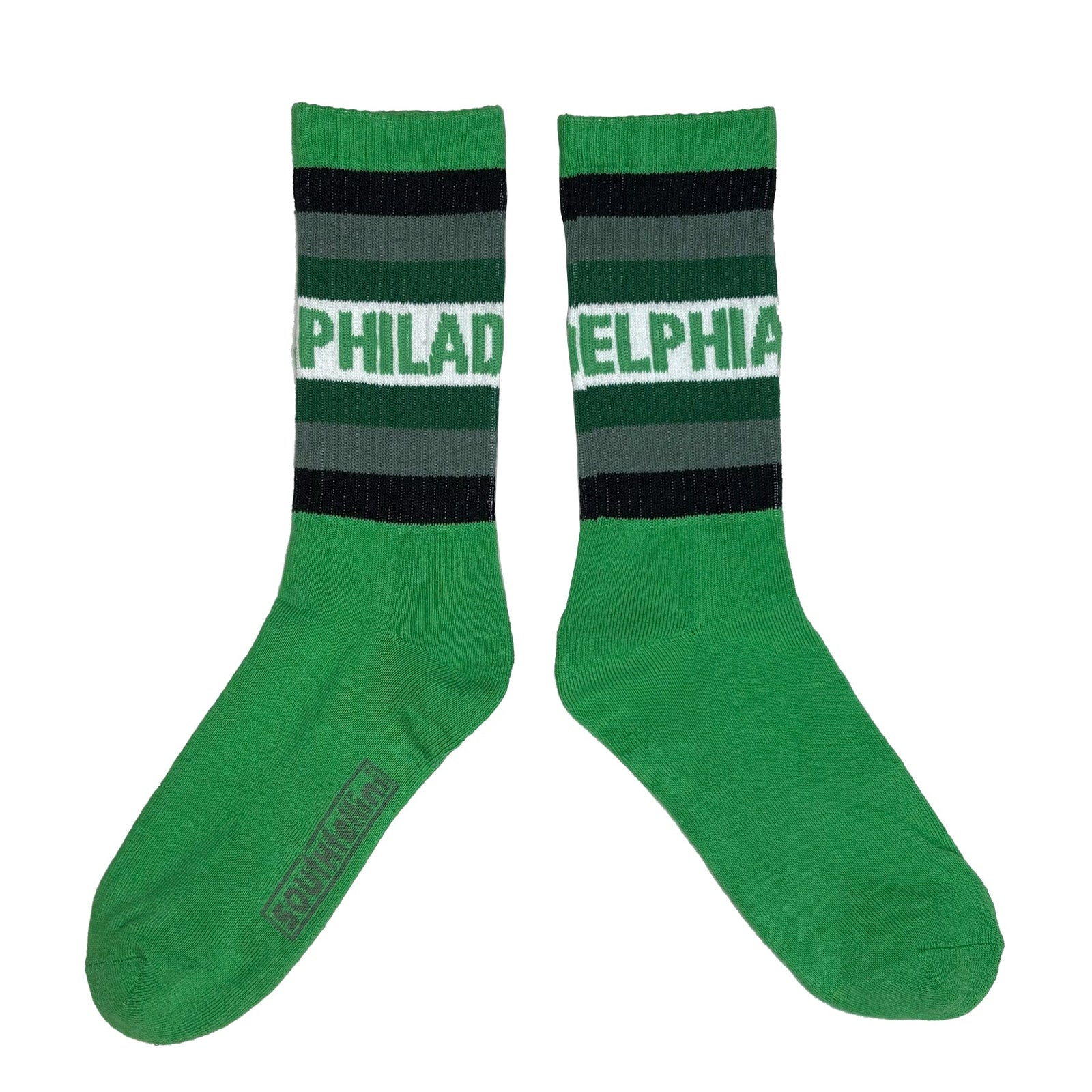 "Philadelphia Sunrise" Socks (Kiwi)