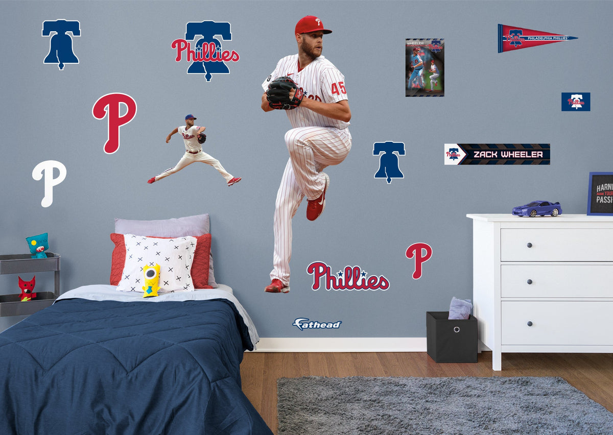 Zack Wheeler - RealBig Collection - Official MLB - Philadelphia Phillies - Reusable Vinyl Wall Decals