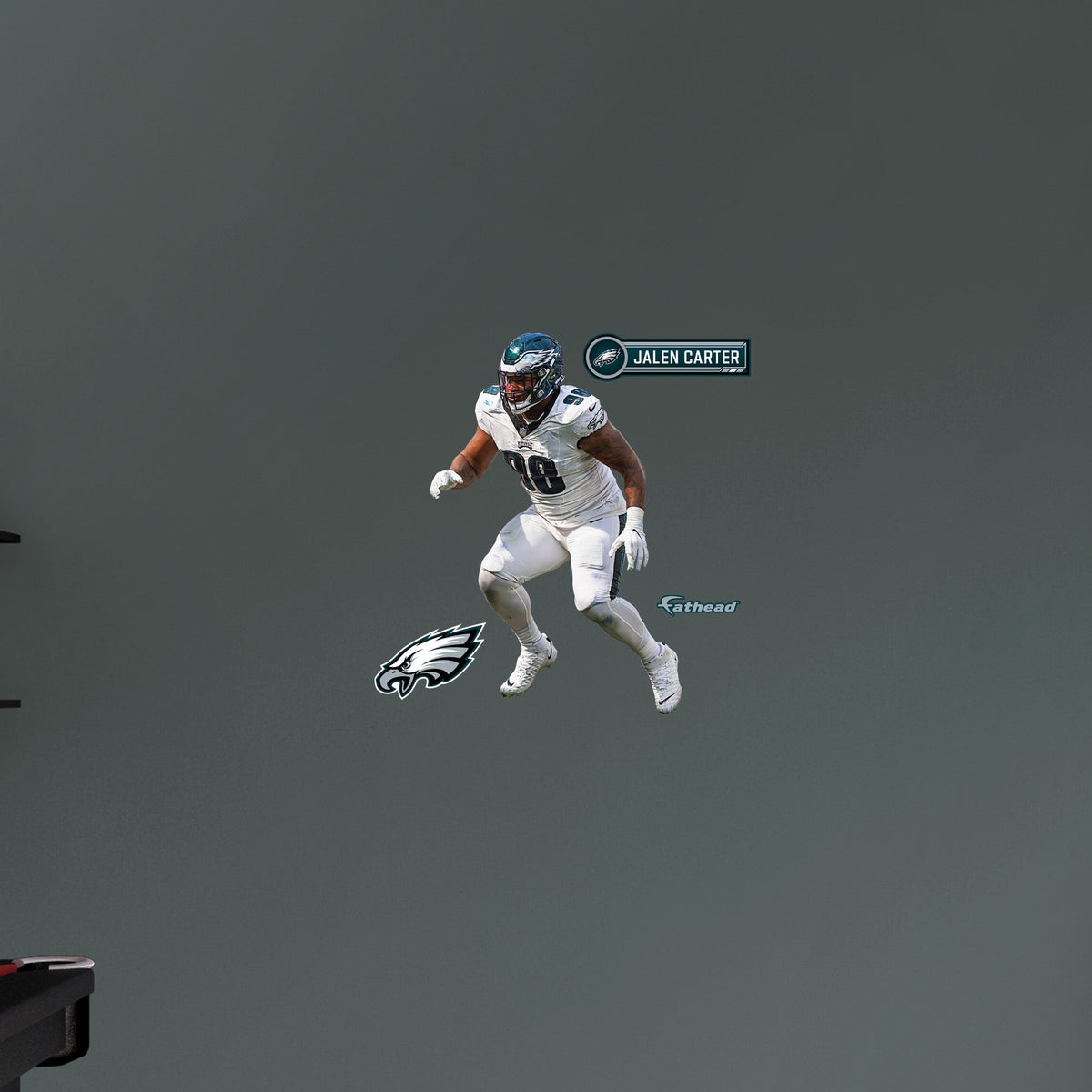 Jalen Carter - RealBig Collection - Official NFL - Philadelphia Eagles - Reusable Vinyl Wall Decals