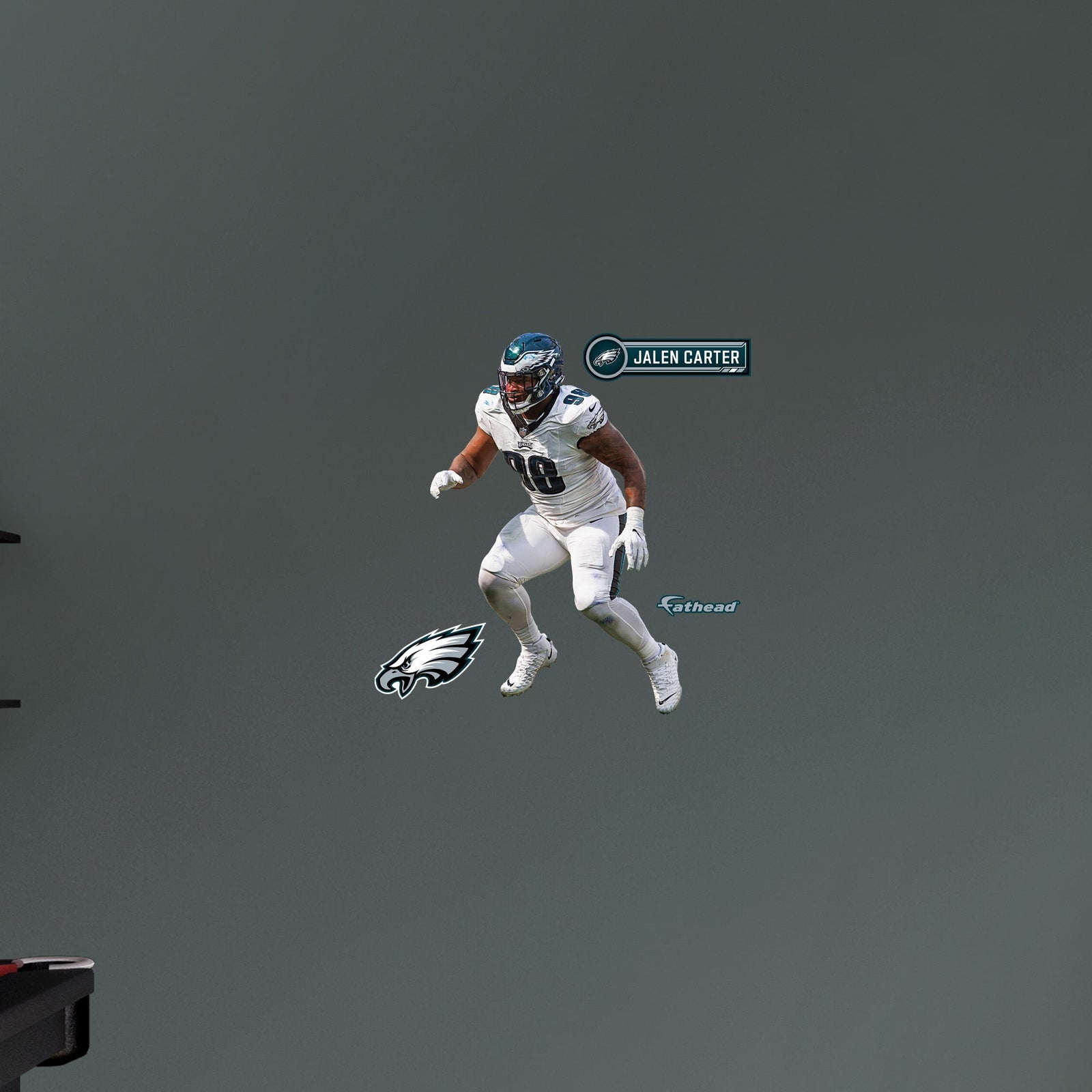 Jalen Carter - RealBig Collection - Official NFL - Philadelphia Eagles - Reusable Vinyl Wall Decals