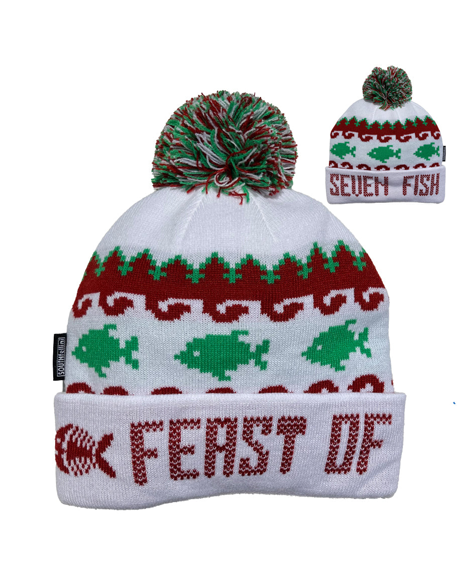 "Feast of Seven Fishes" Knit Hat
