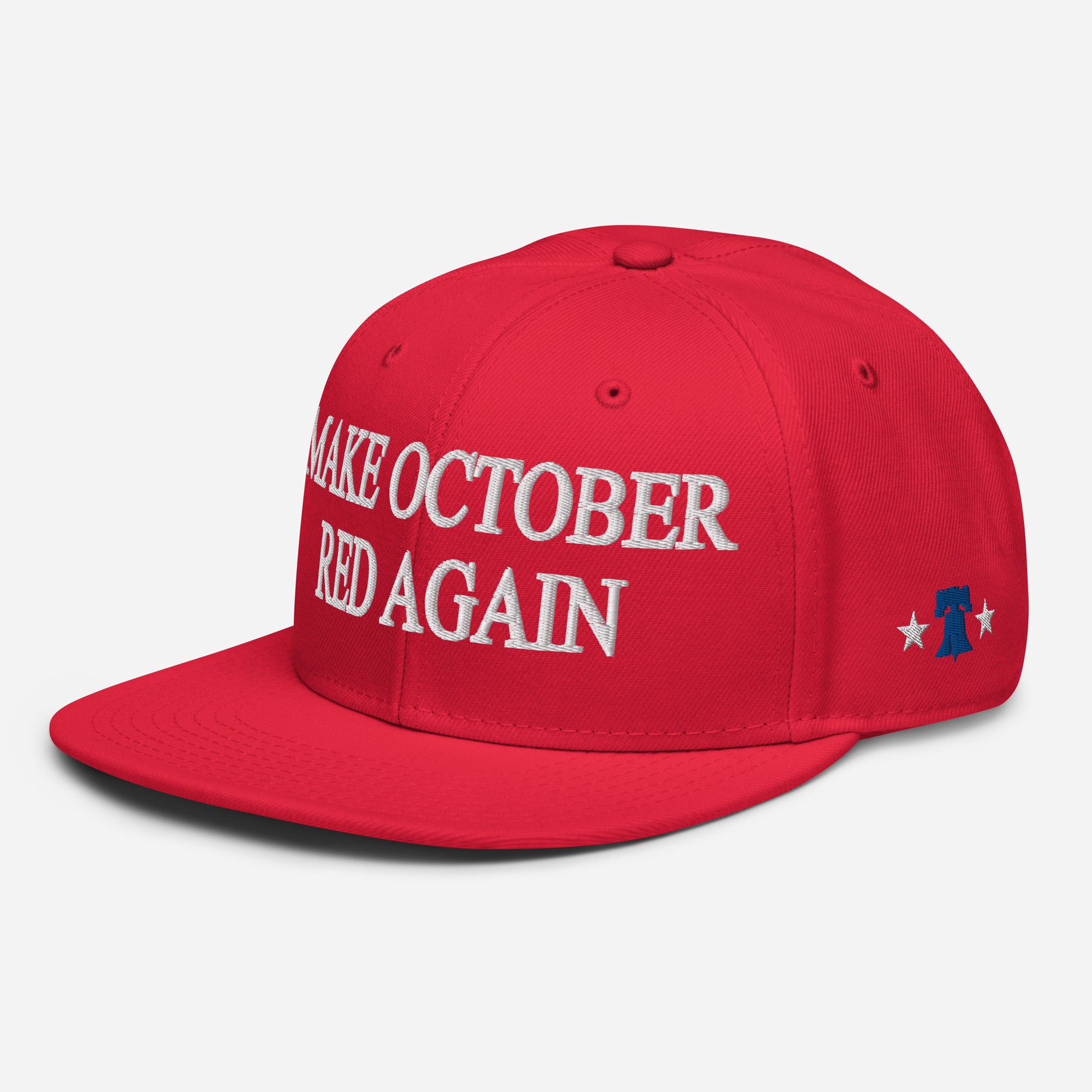 "MAKE OCTOBER RED AGAIN" Snapback Hat