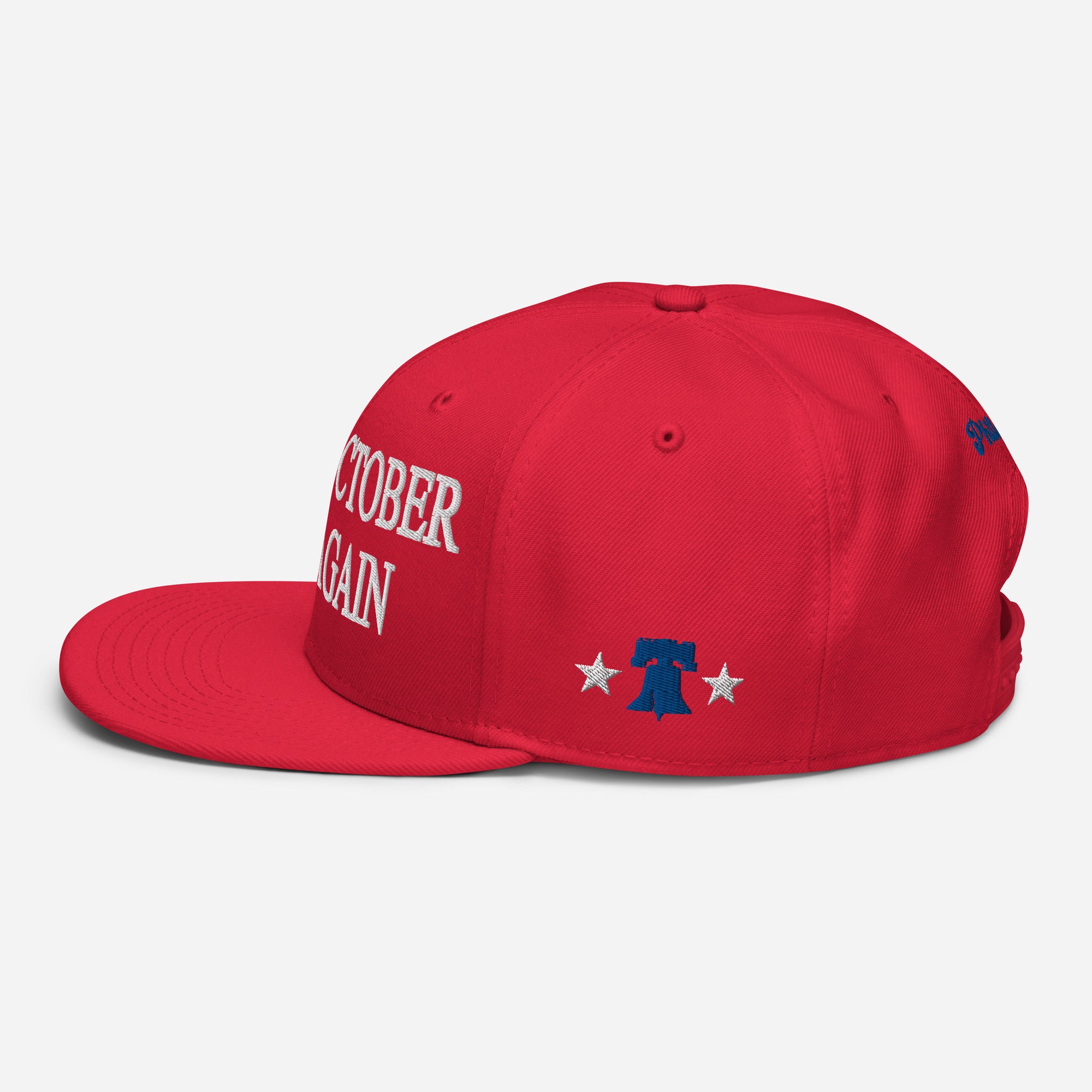 "MAKE OCTOBER RED AGAIN" Snapback Hat