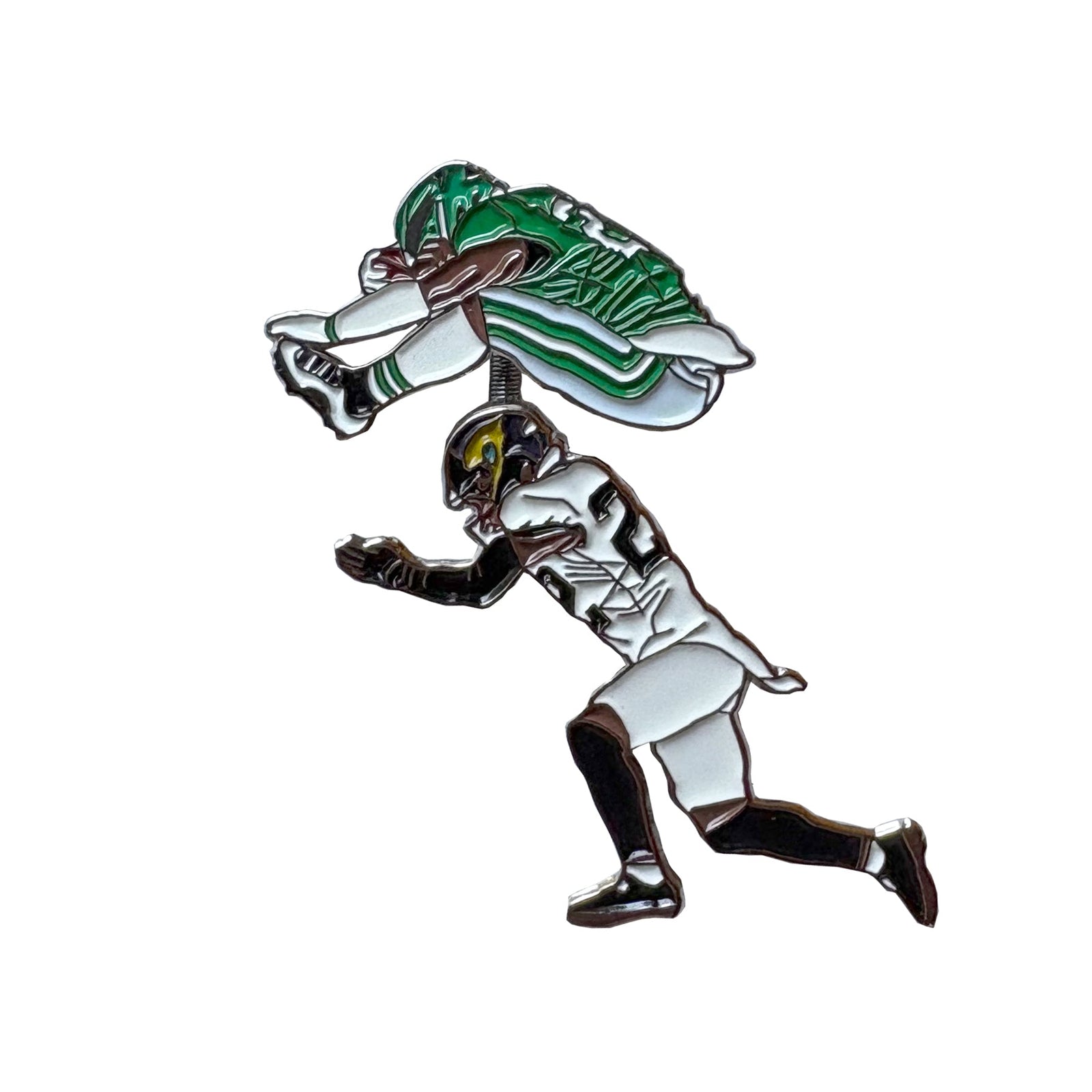 "Backward Jump Spring" Pin