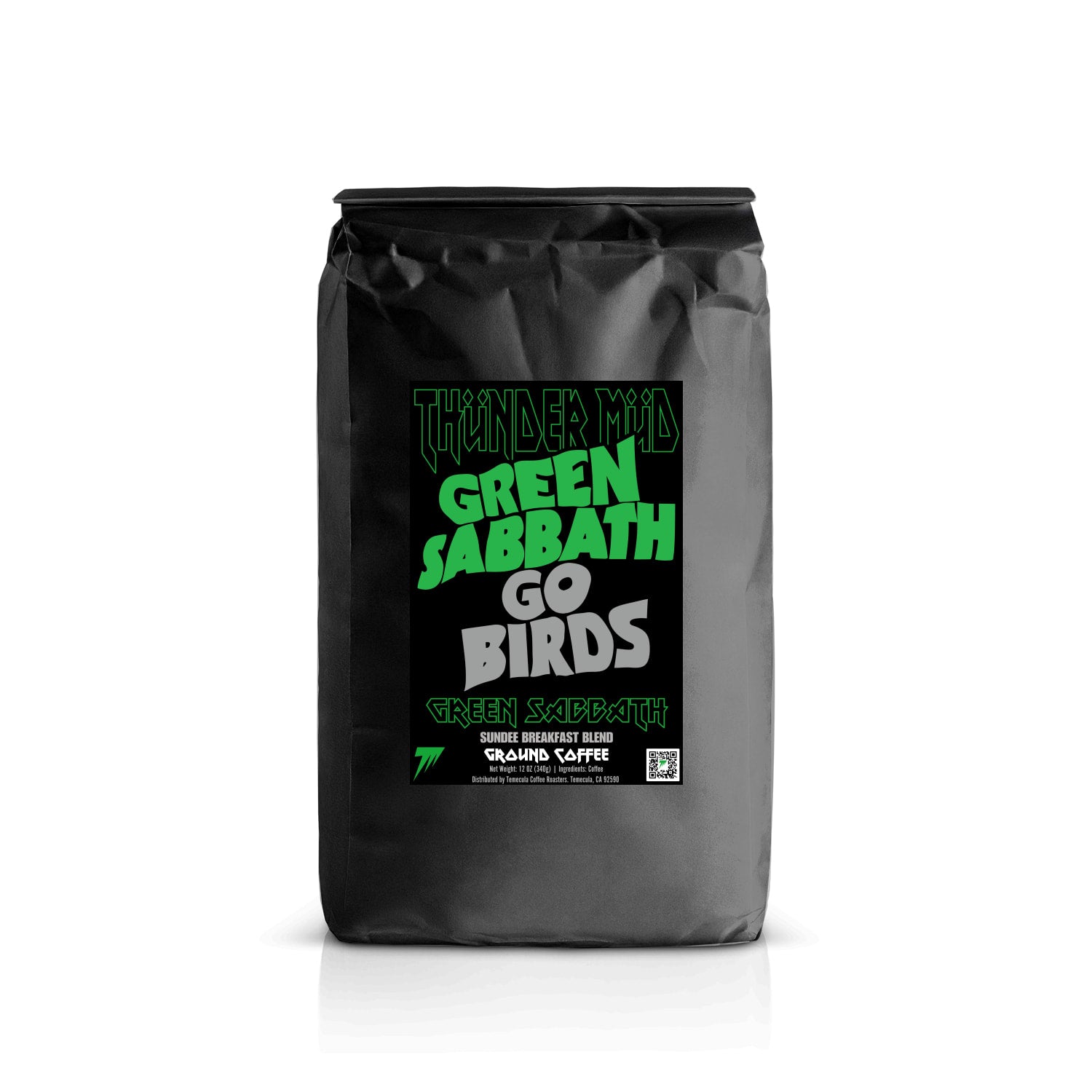 "Green Sabbath" Coffee | Go Birds Sundee Breakfast Blend | Thunder Mud Collab