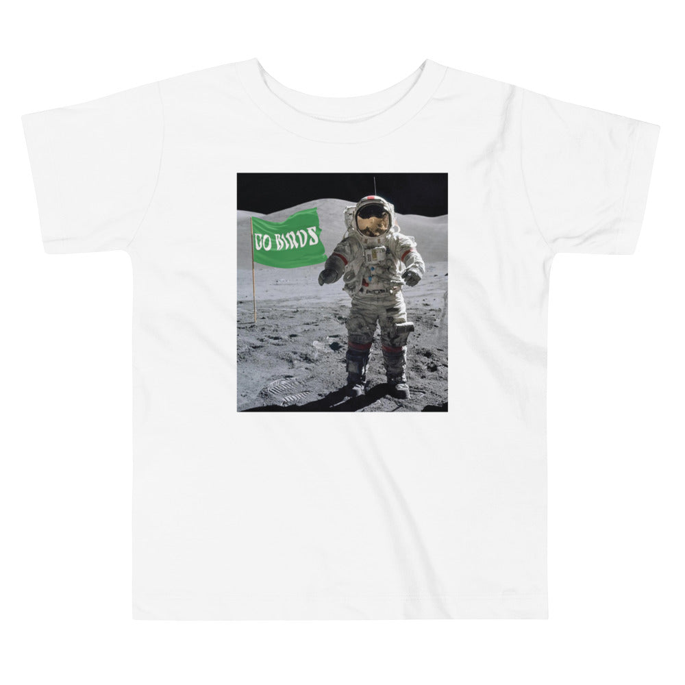 "Moon Man Birds Fan" Toddler Tee