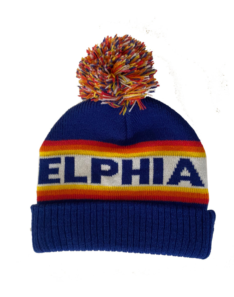 "Philadelphia Sunrise Blue" Baby Knit Hat