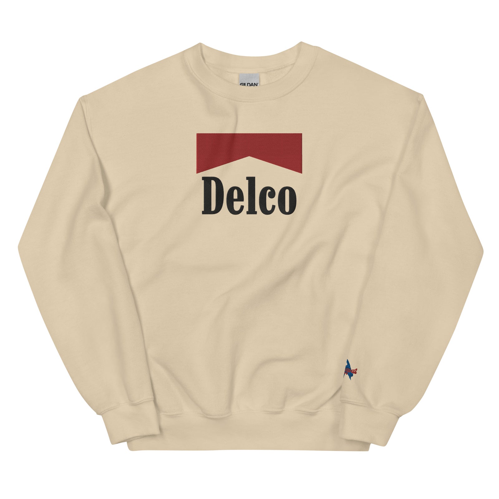 "Delco Smokes" Embroidered Sweatshirt
