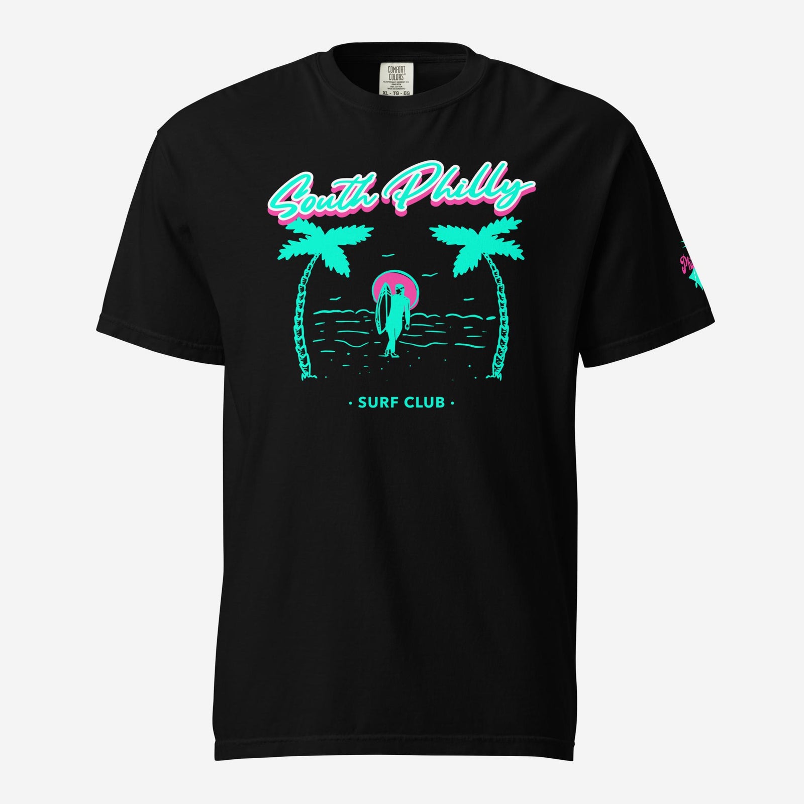 "South Philly Surf Club" Comfort Colors Tee