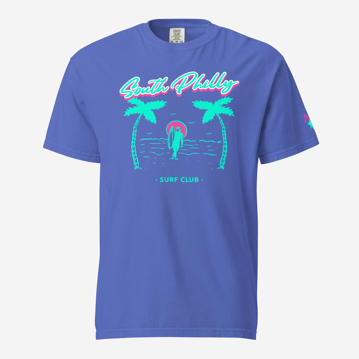 "South Philly Surf Club" Comfort Colors Tee