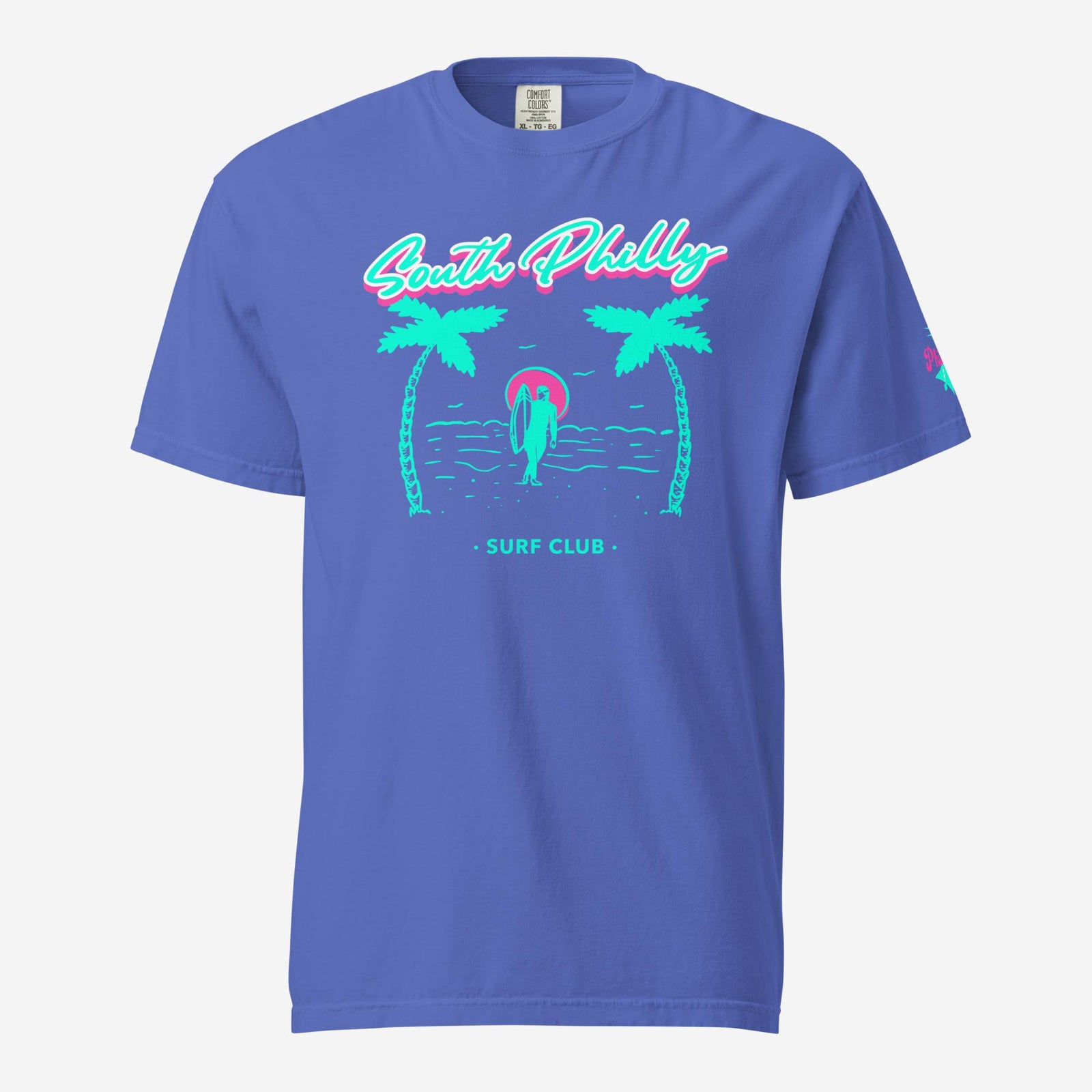 "South Philly Surf Club" Comfort Colors Tee