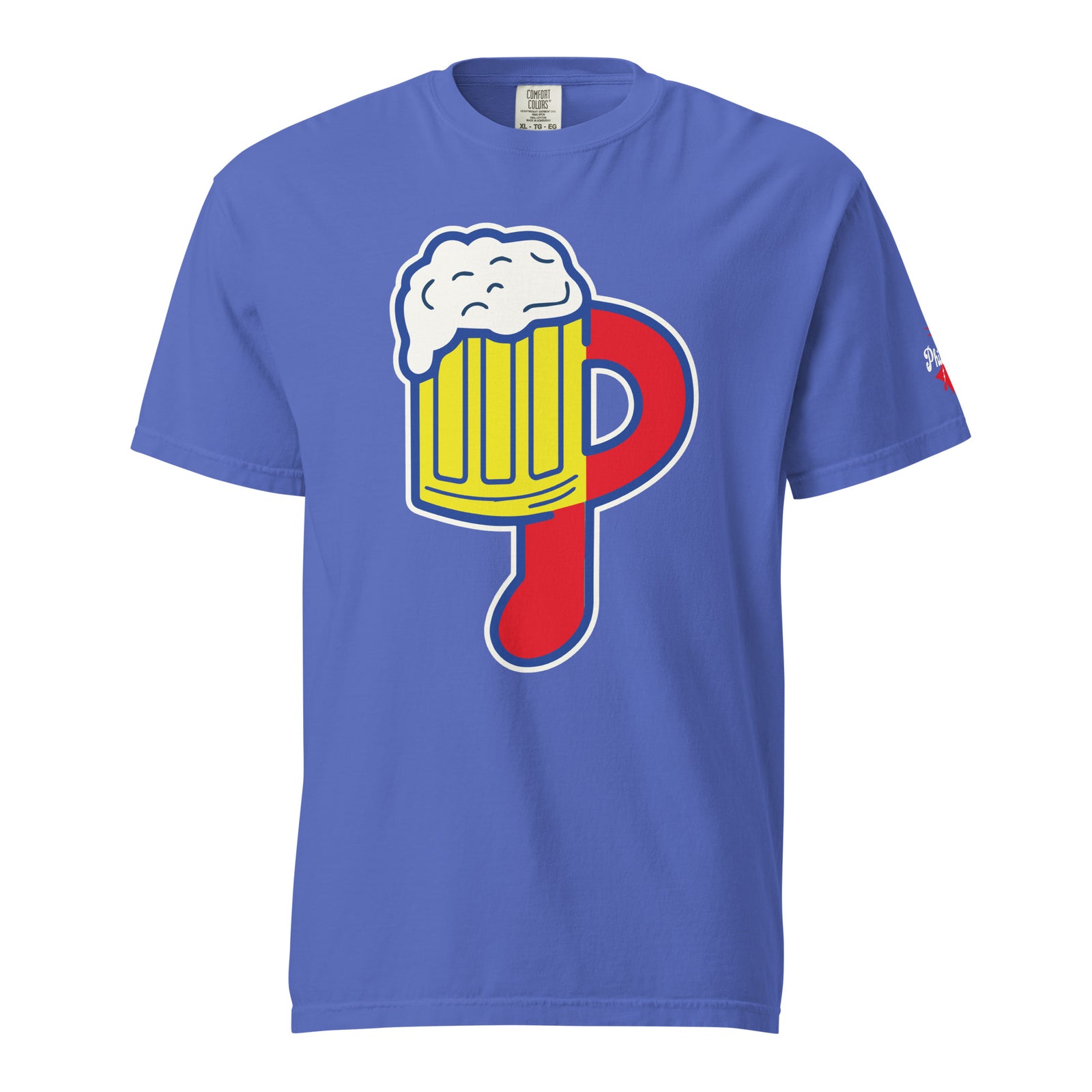 "Philly Baseball Pitcher 🍺" Comfort Colors Tee by Phillygoat – Philadelphia sports apparel