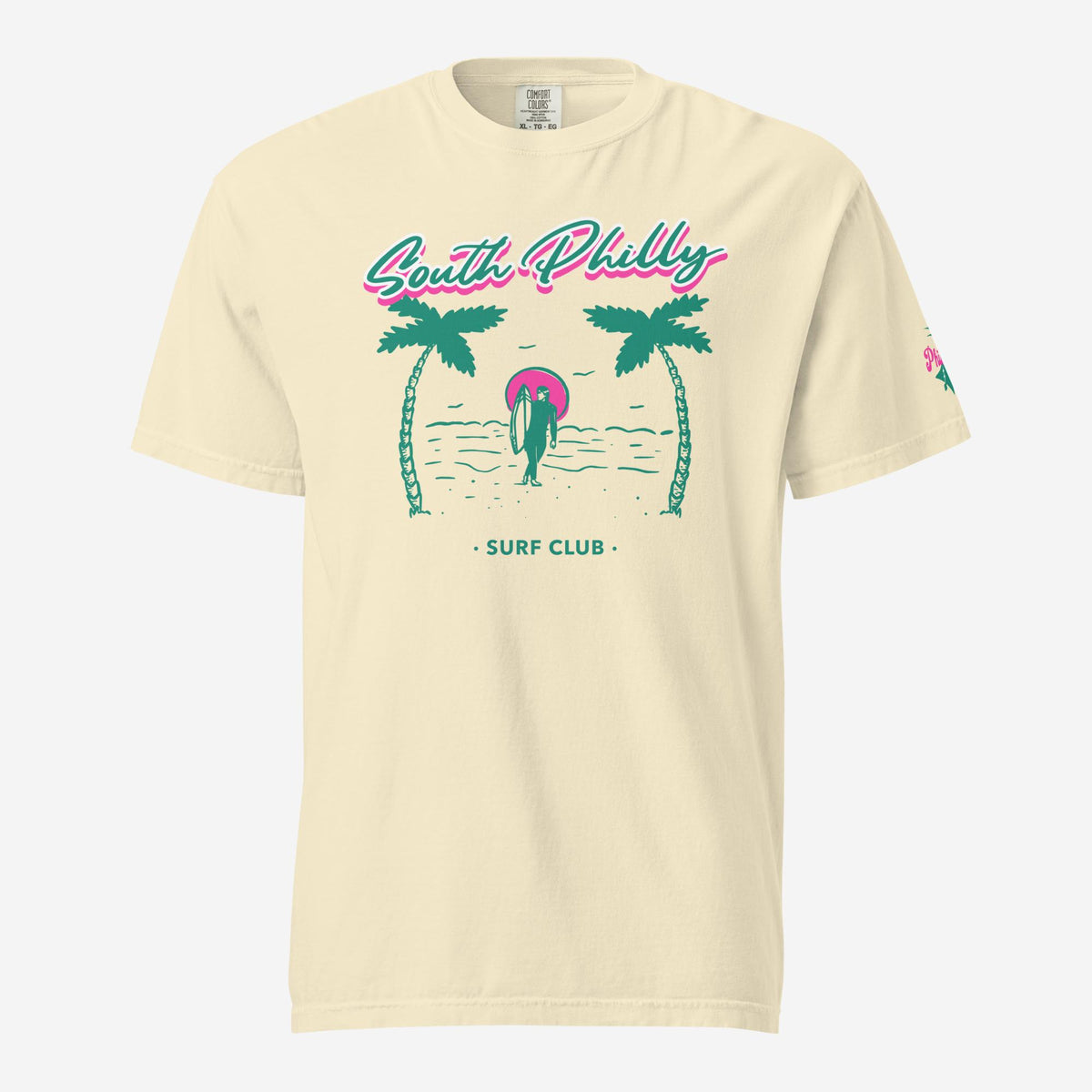 "South Philly Surf Club" Comfort Colors Tee