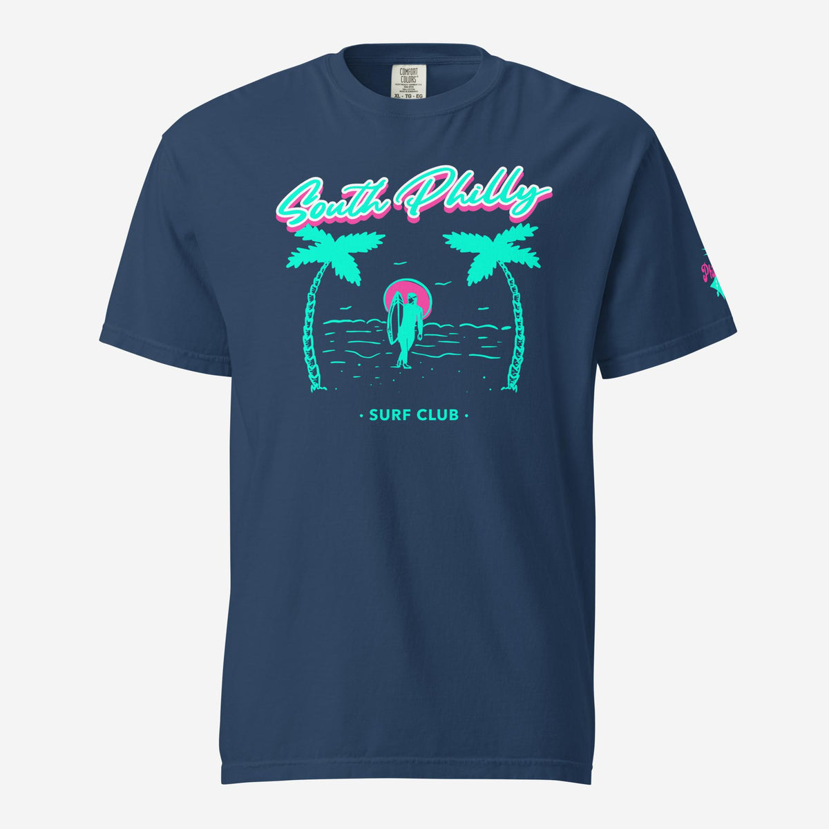 "South Philly Surf Club" Comfort Colors Tee