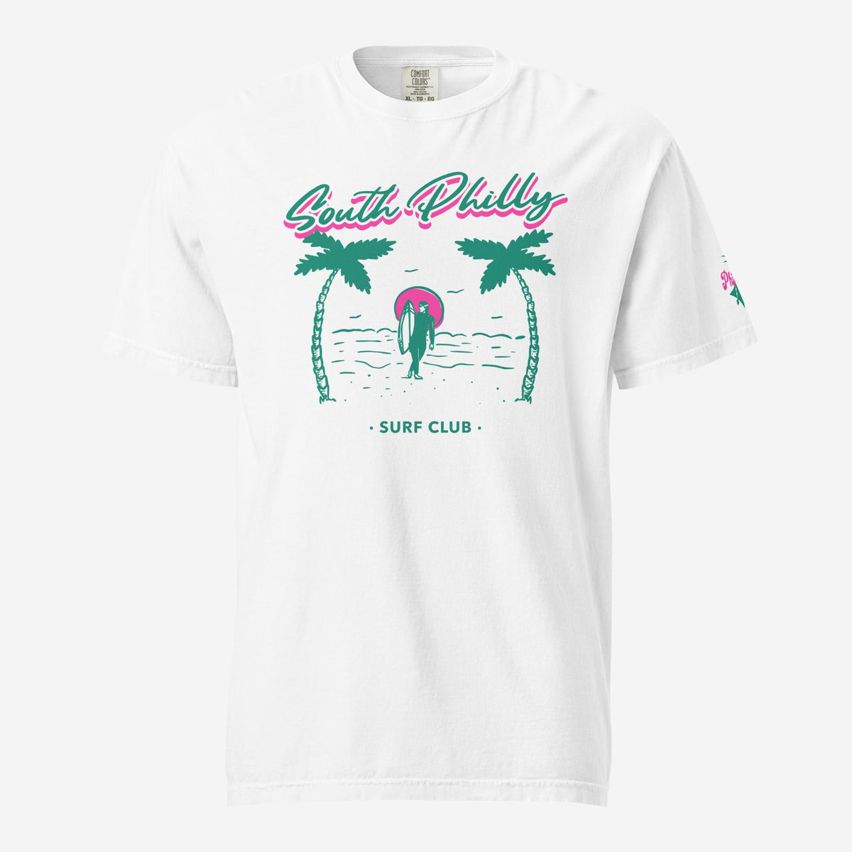 "South Philly Surf Club" Comfort Colors Tee