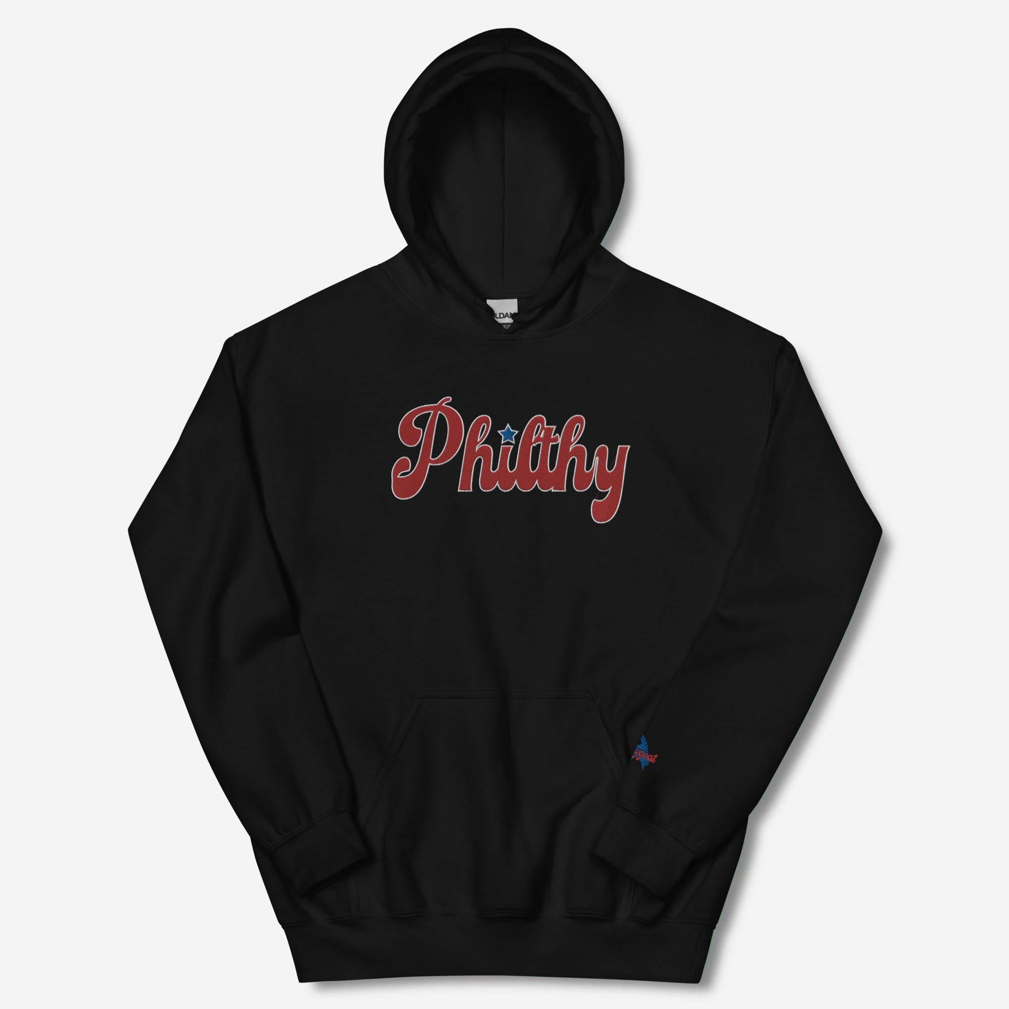 "Philthy" Embroidered Hoodie