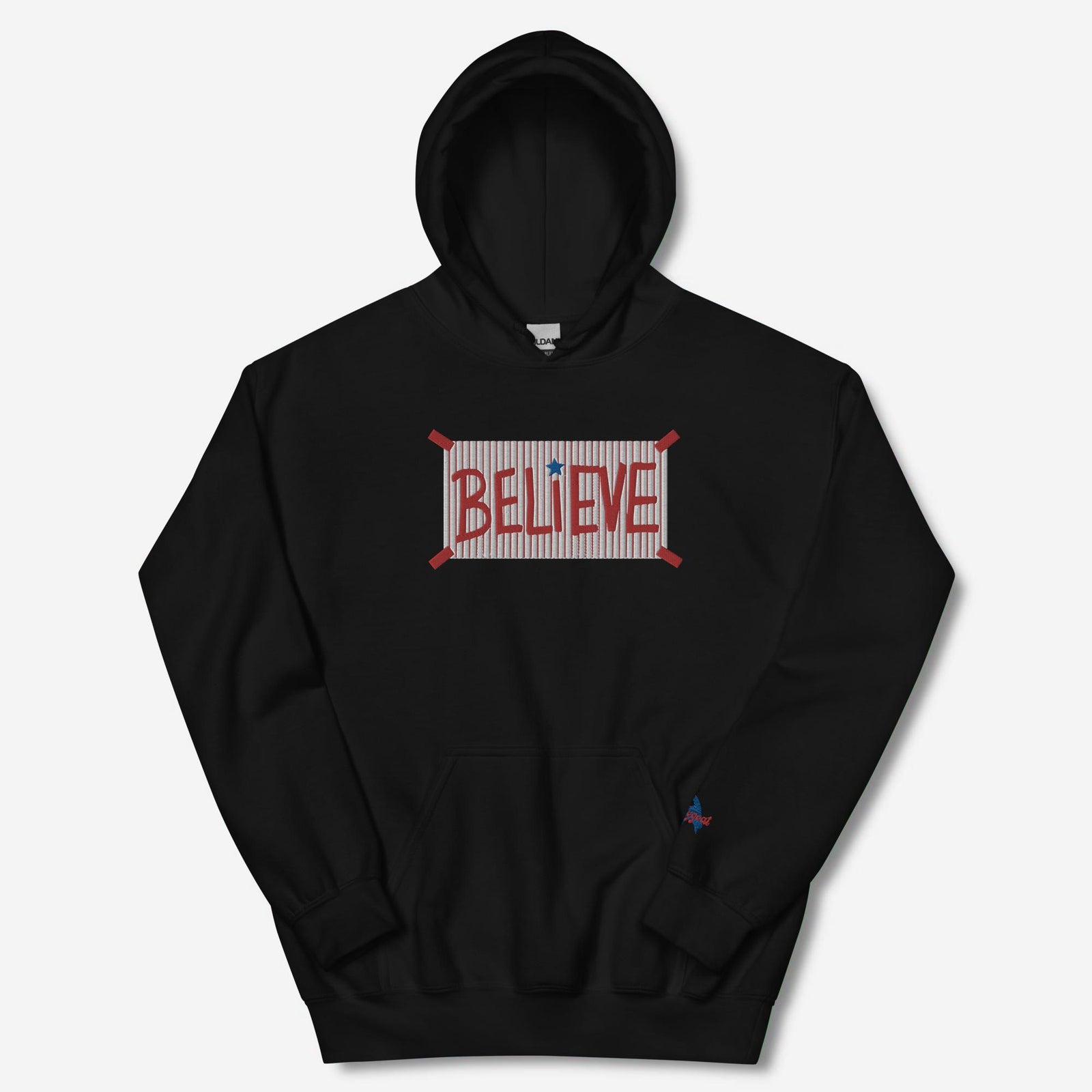 "BELIEVE" Embroidered Hoodie