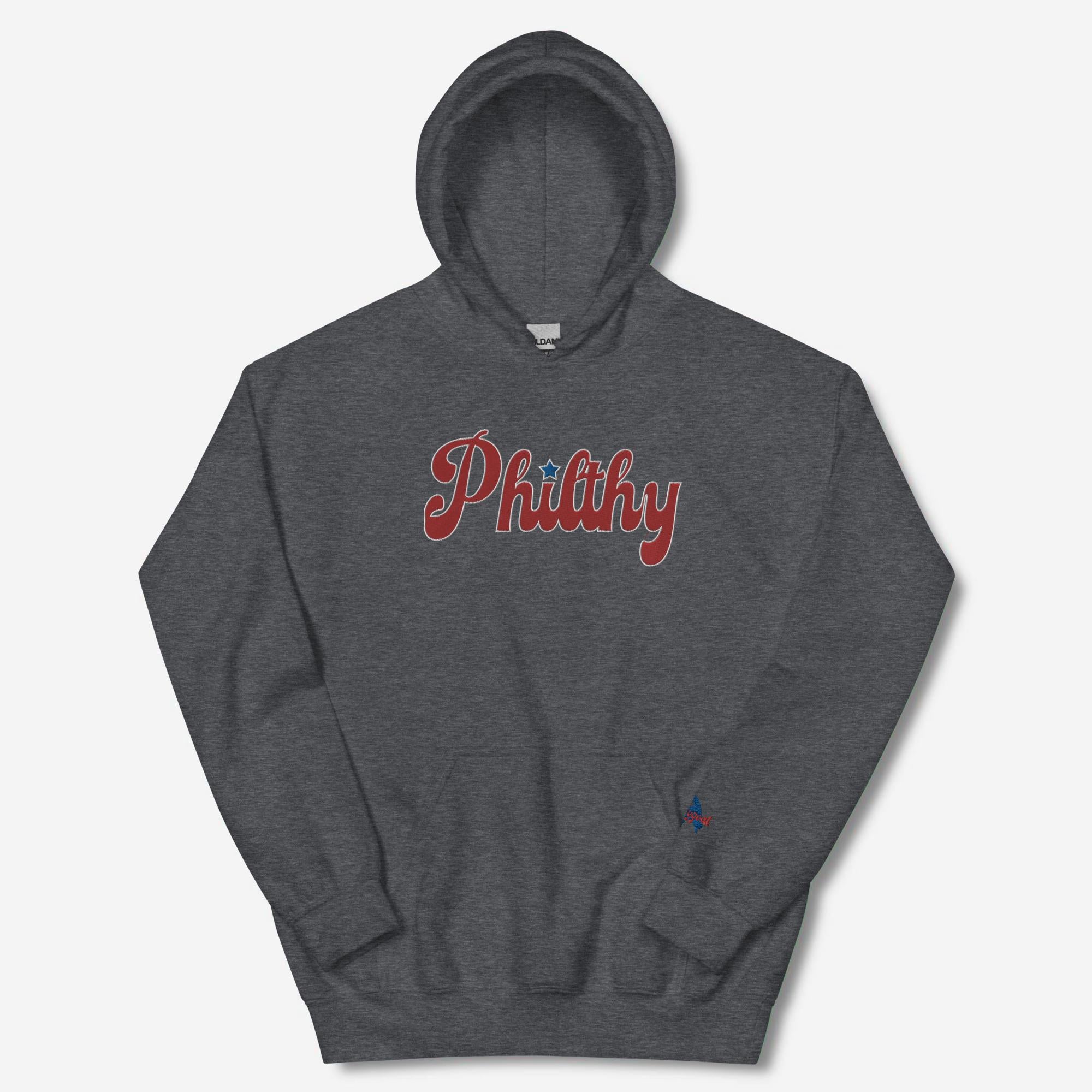 "Philthy" Embroidered Hoodie