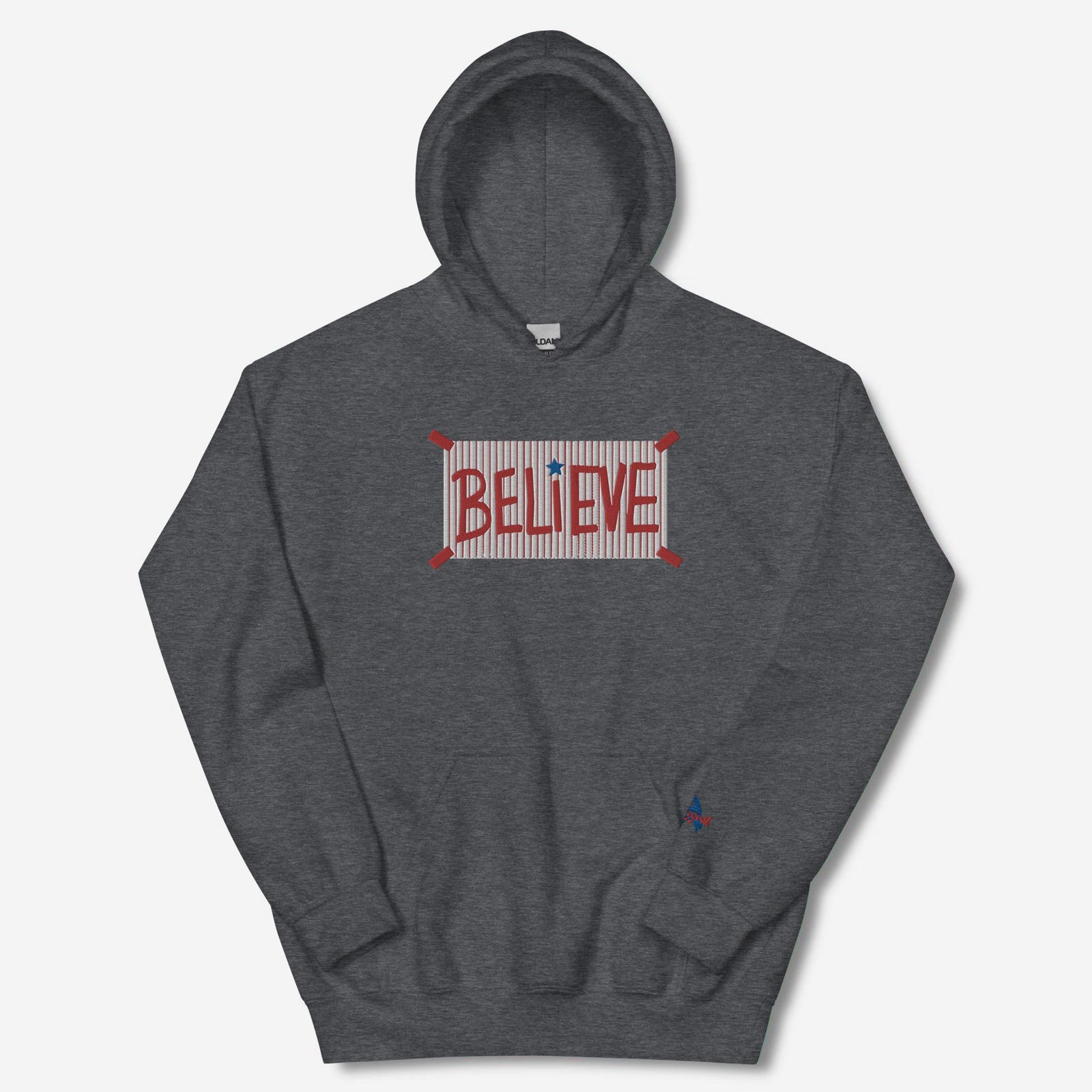 "BELIEVE" Embroidered Hoodie