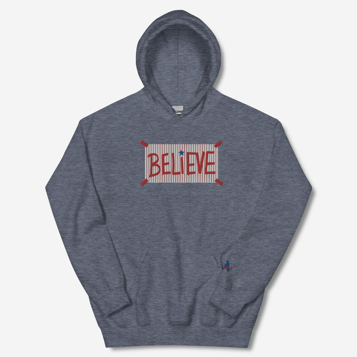 "BELIEVE" Embroidered Hoodie