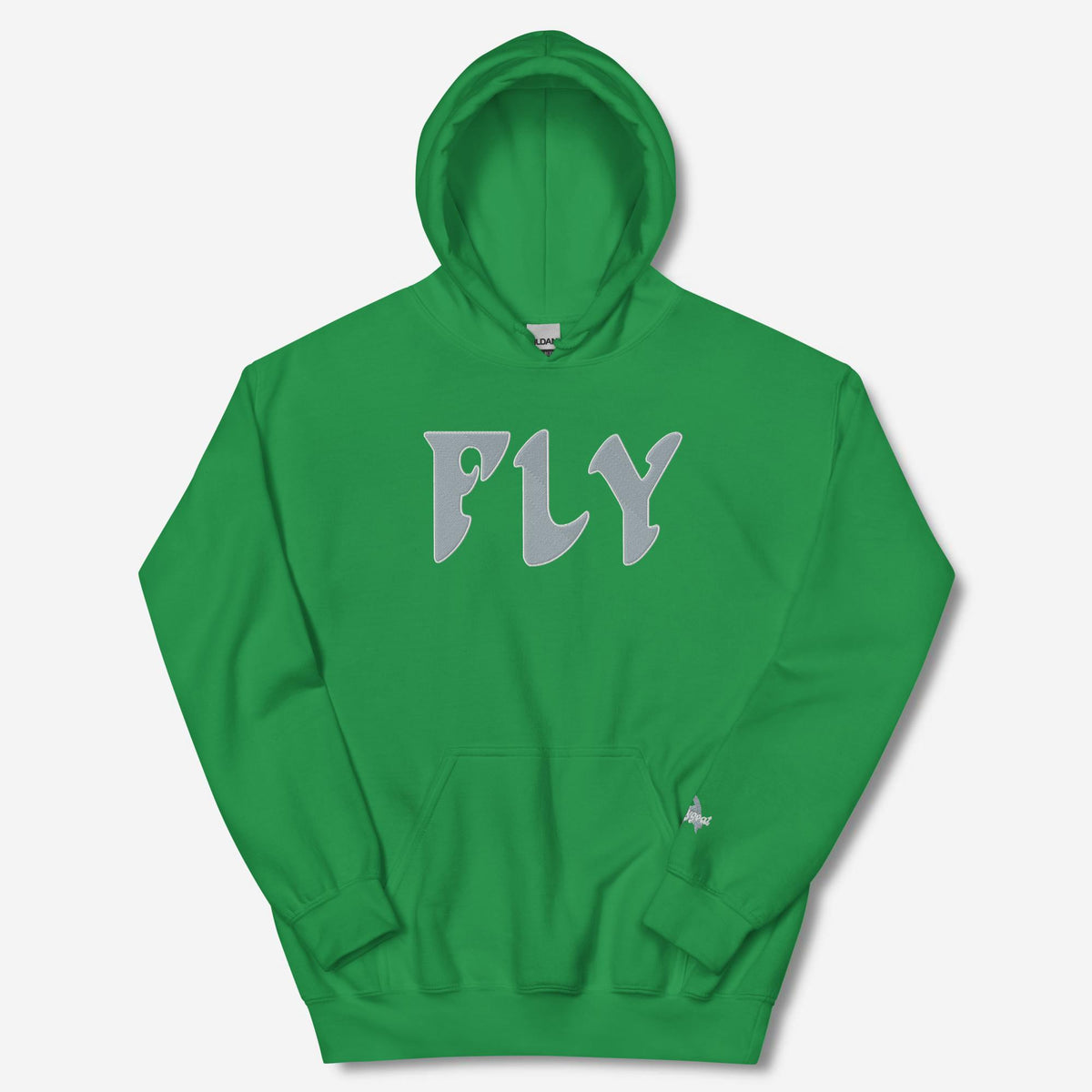 &quot;FLY&quot; Embroidered Hoodie