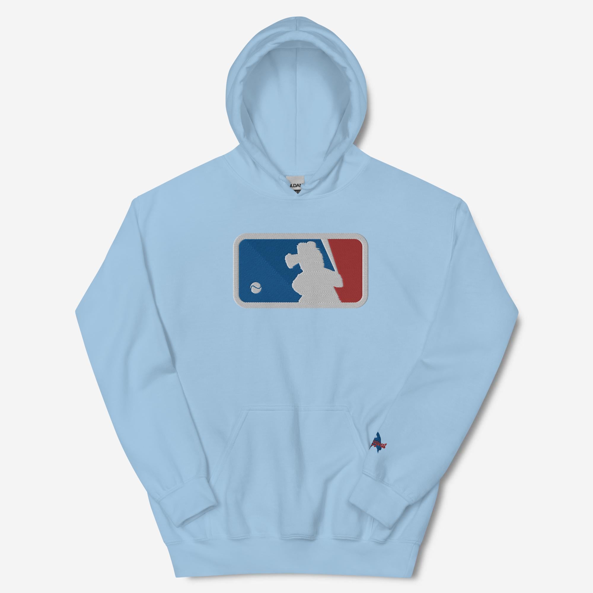 "Major Baseball Phan" Embroidered Hoodie