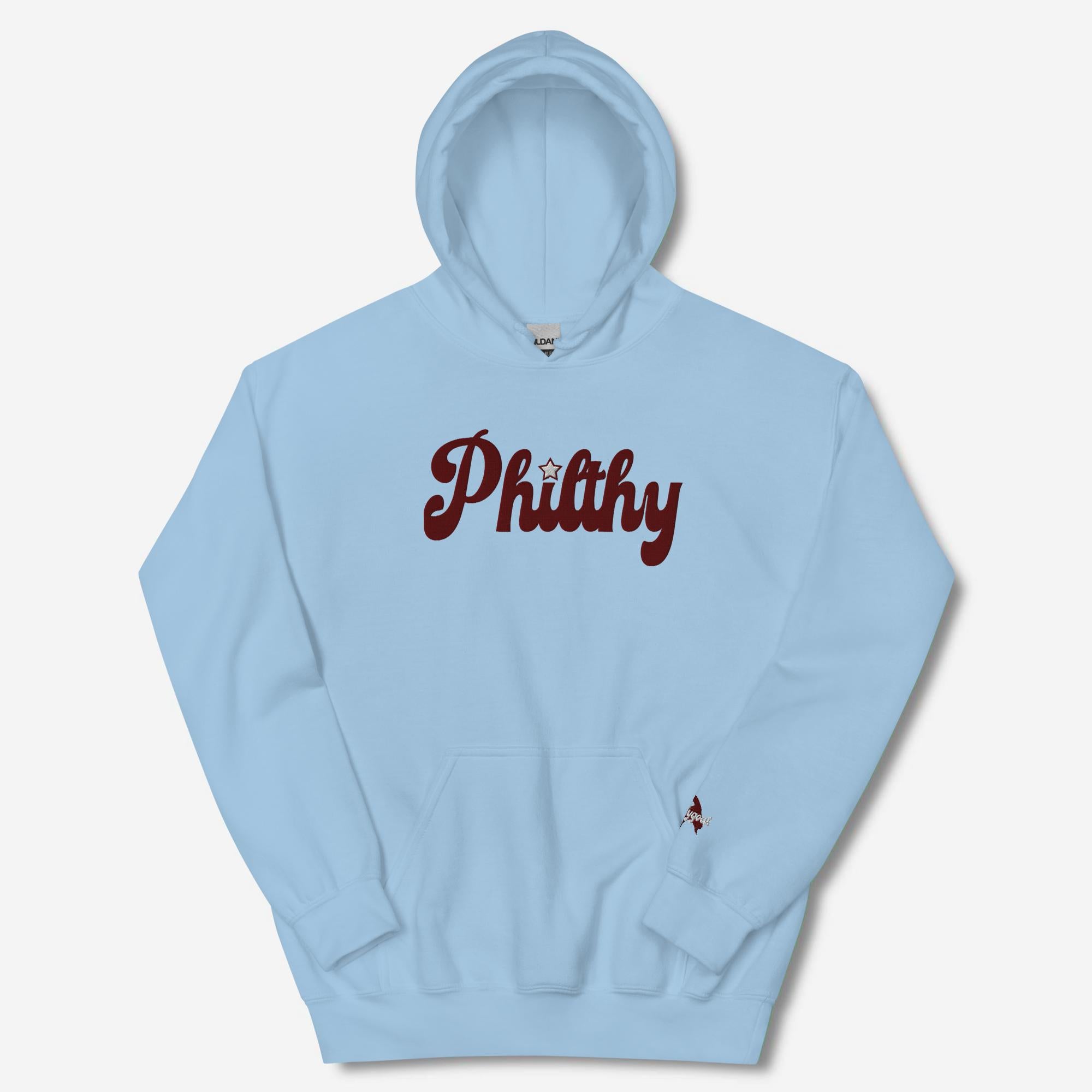 "Philthy" Embroidered Hoodie