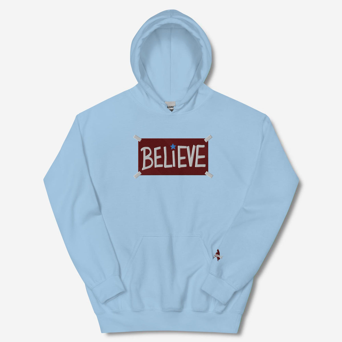 "BELIEVE" Embroidered Hoodie