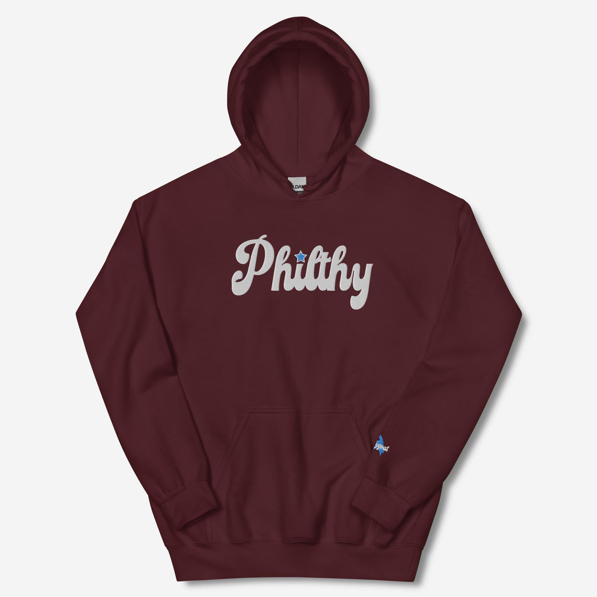 "Philthy" Embroidered Hoodie
