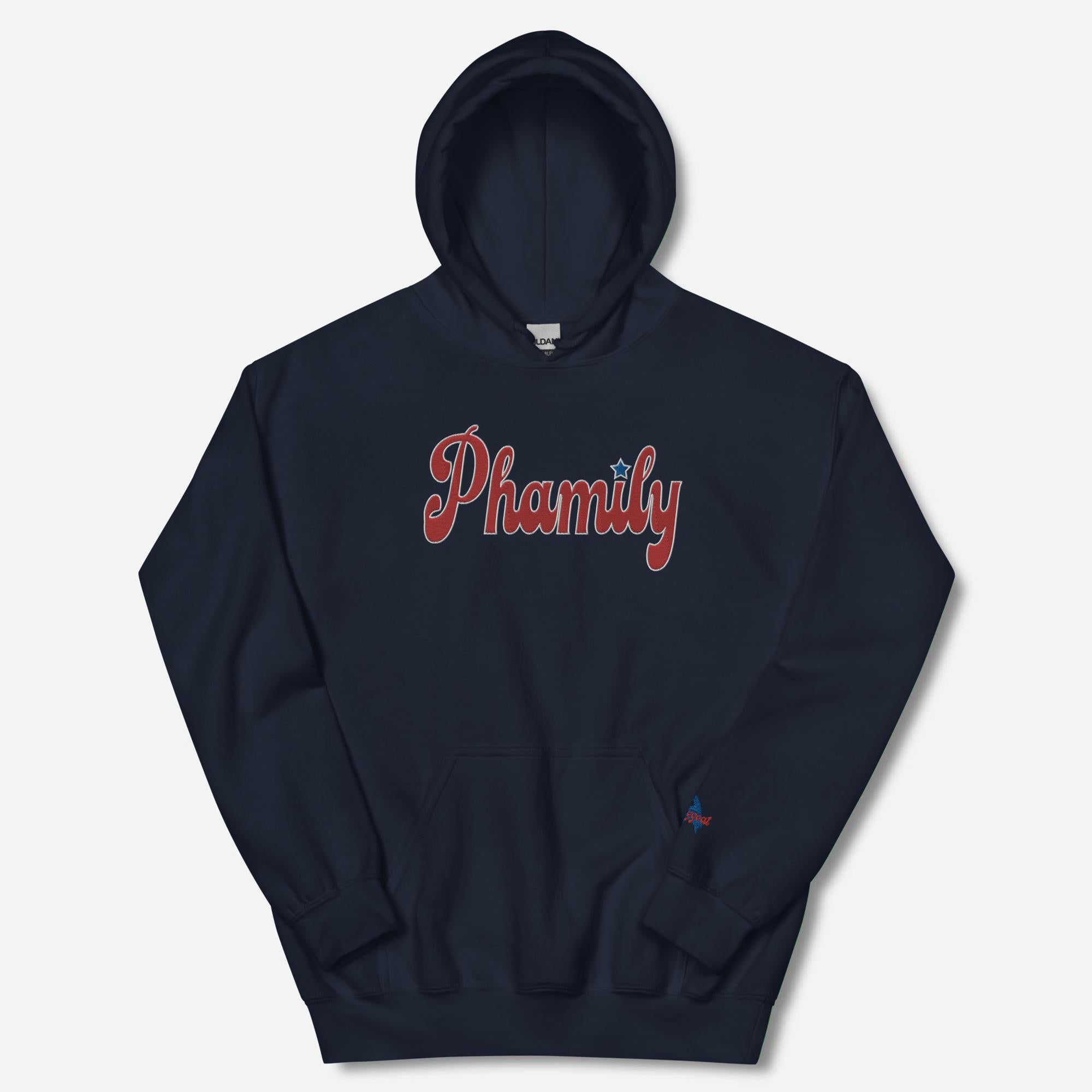 Philadelphia Phillies Mens Blue Basketball Classic Fashion Hood