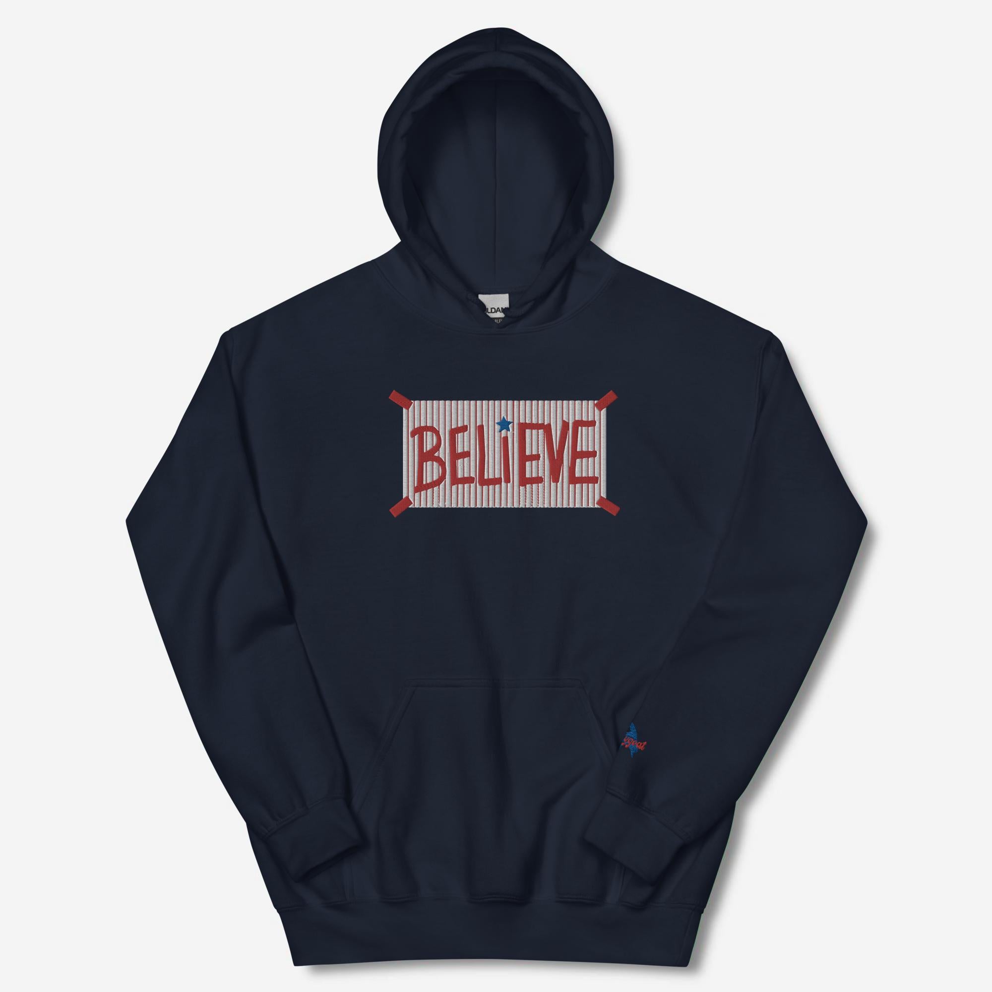 "Believe" Embroidered Hoodie