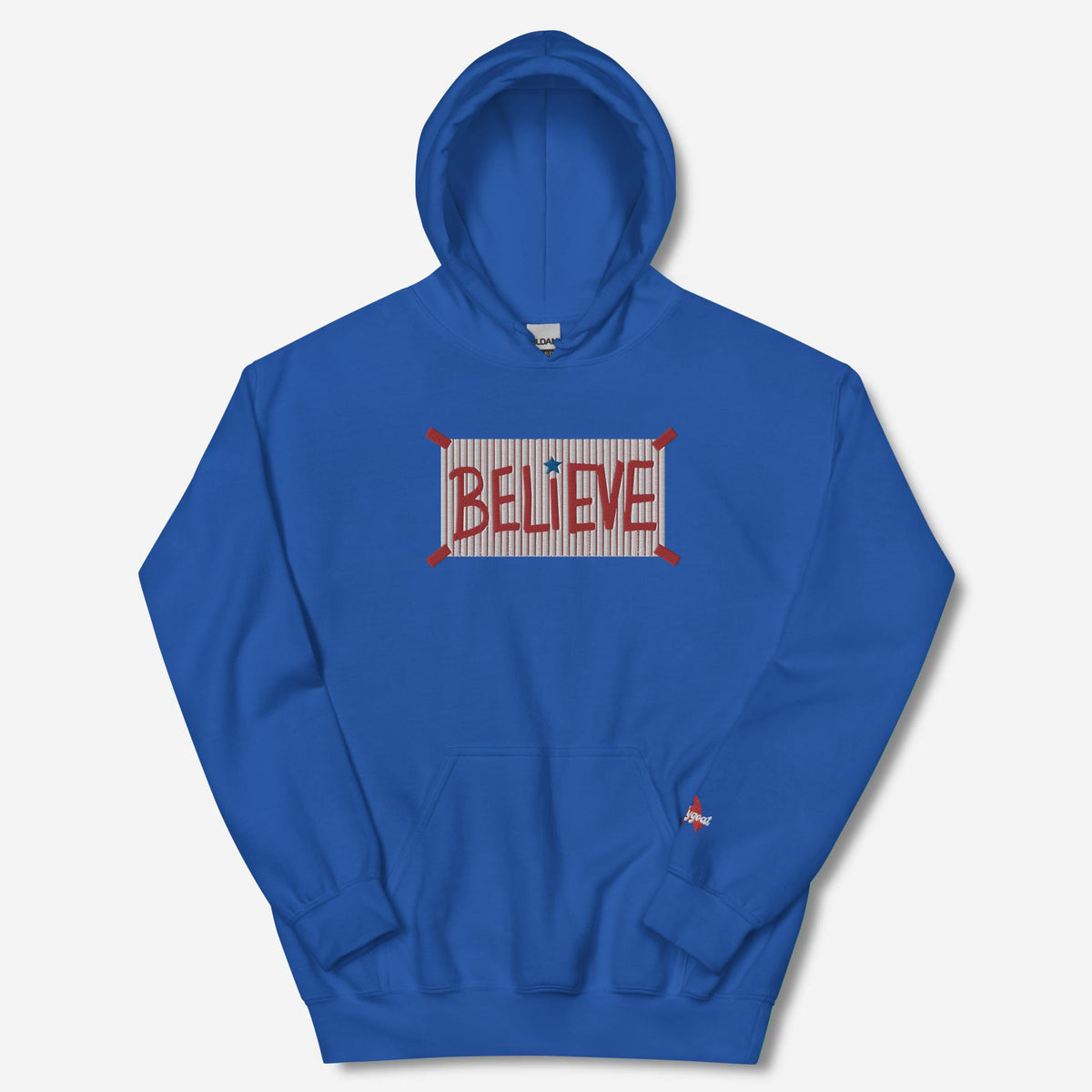 &quot;Believe&quot; Embroidered Hoodie