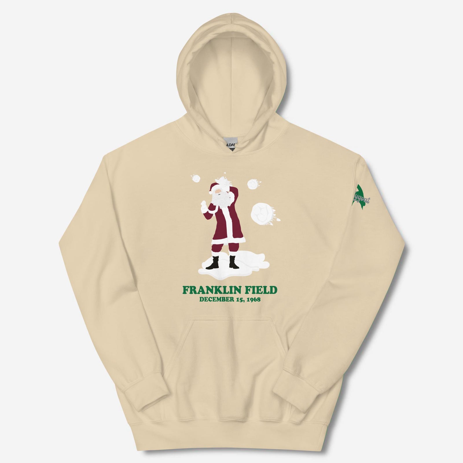 We Booed Santa Old School Kelly Green Hoodie Philadelphia Eagles Inspired Phillygoat