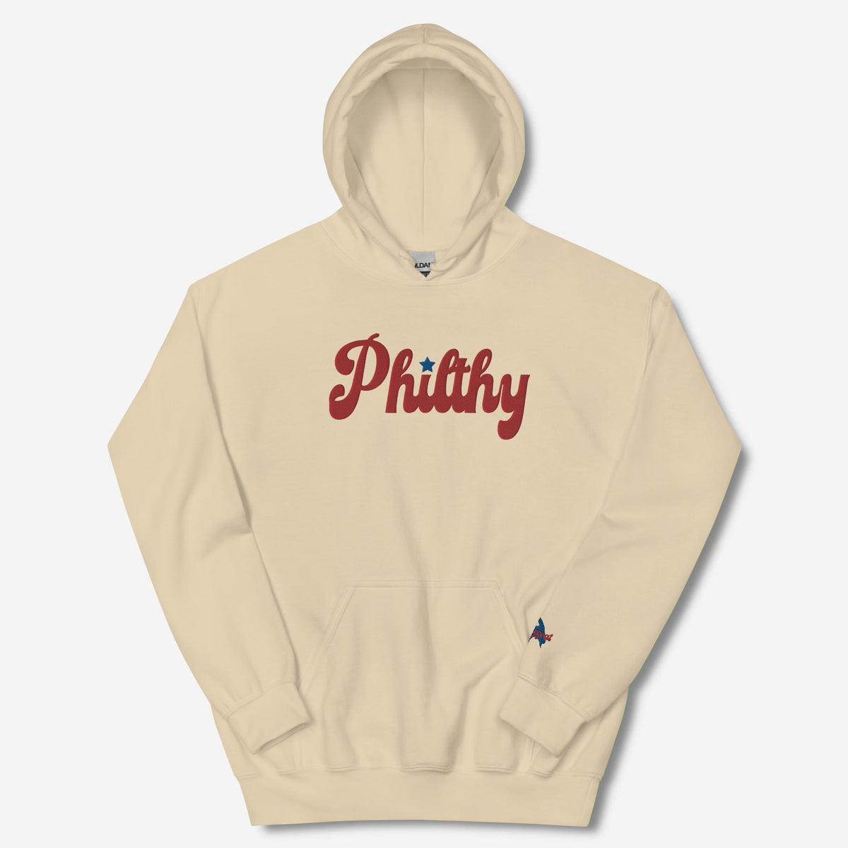 "Philthy" Embroidered Hoodie