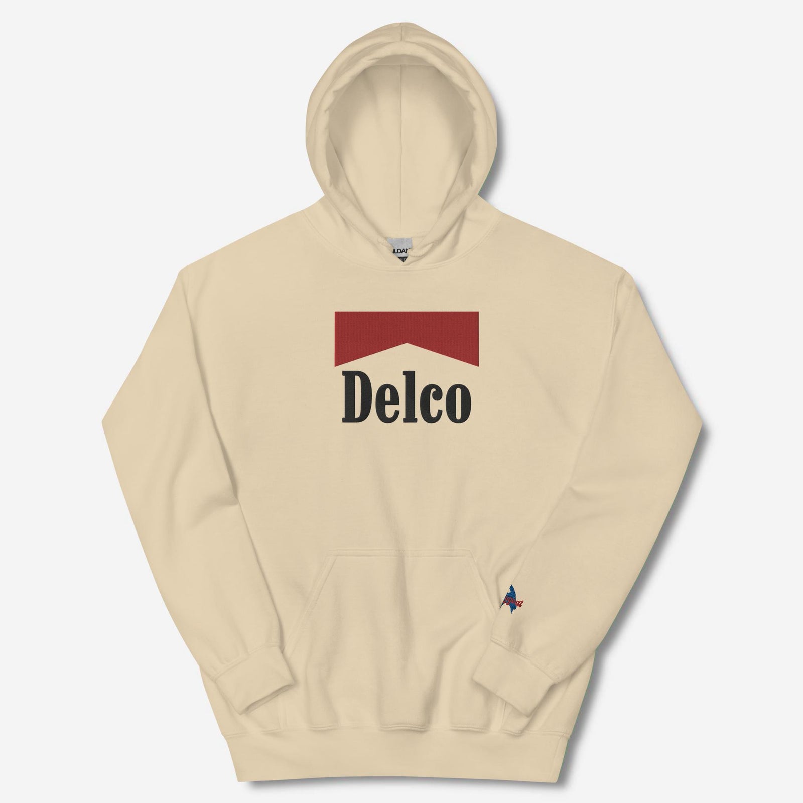 "Delco Smokes" Embroidered Hoodie