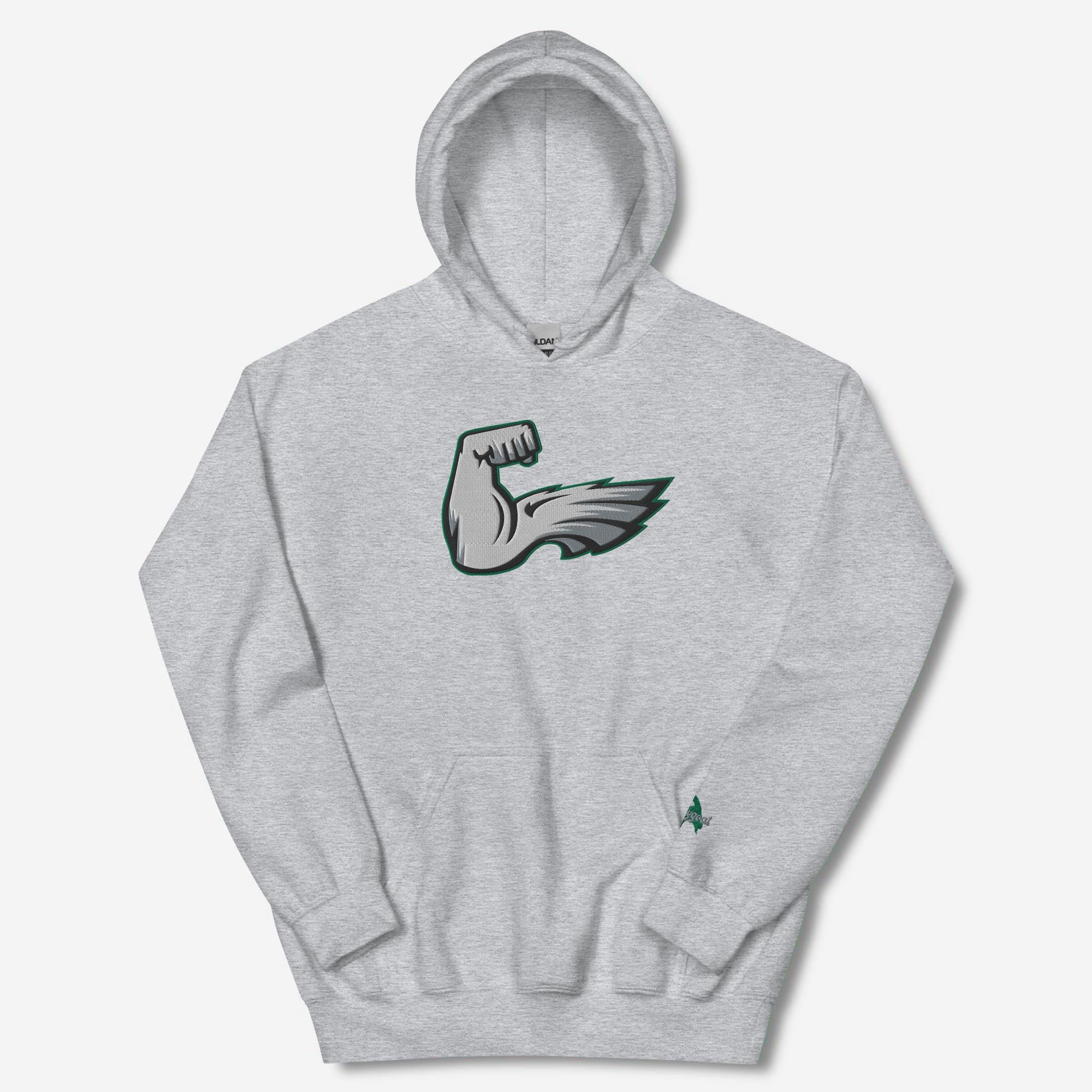 "Bird Flex" Embroidered Hoodie