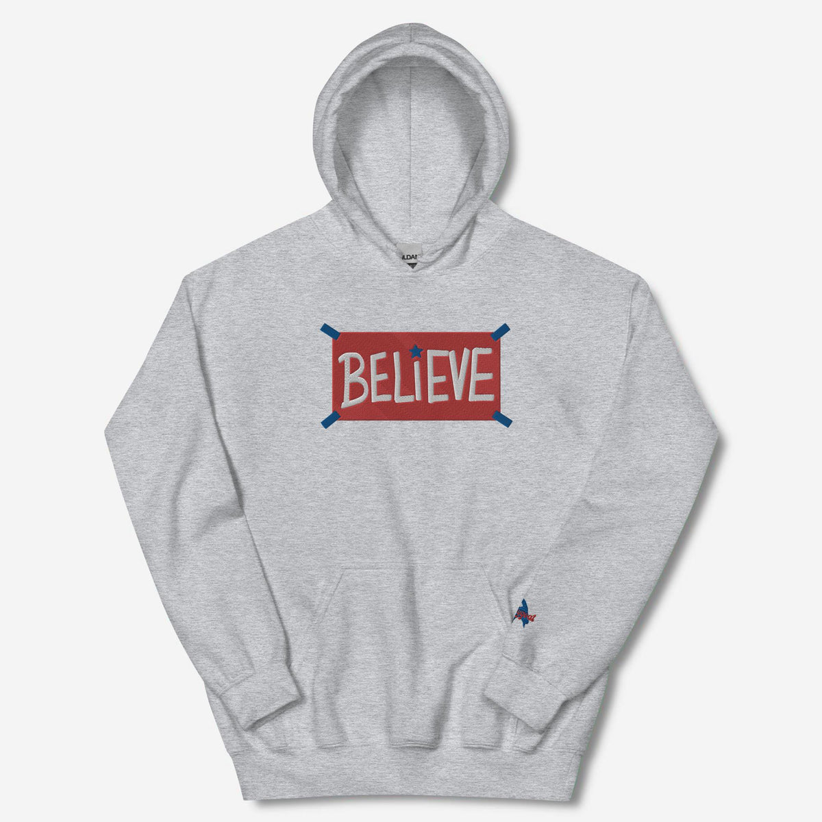 "BELIEVE" Embroidered Hoodie