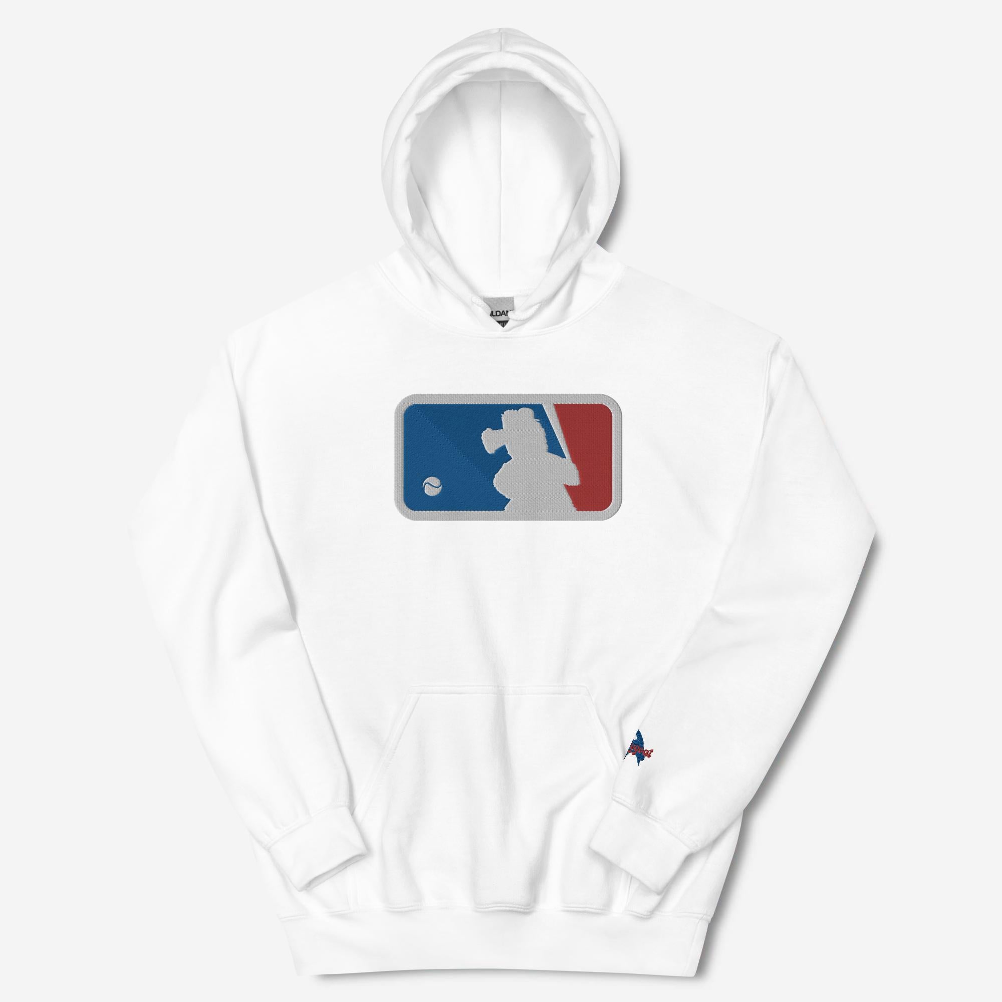 "Major Baseball Phan" Embroidered Hoodie