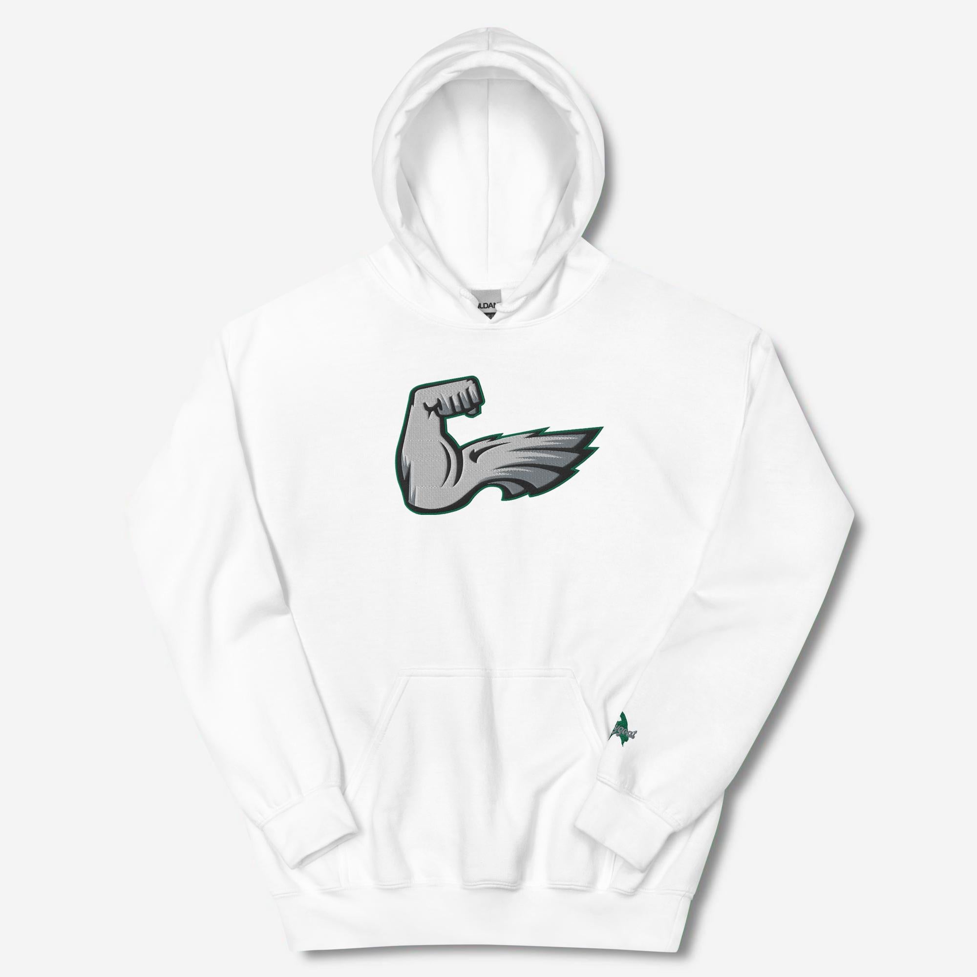 "Bird Flex" Embroidered Hoodie