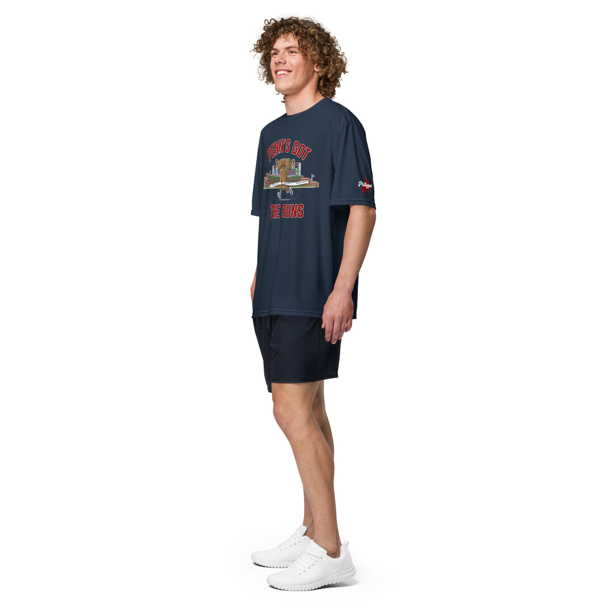 "Penn's Got the Runs" Unisex Performance Tee by Phillygoat – Philadelphia sports apparel