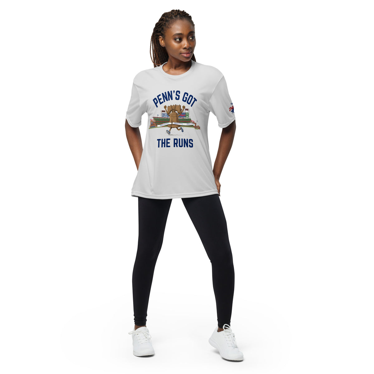 "Penn's Got the Runs" Unisex Performance Tee by Phillygoat – Philadelphia sports apparel