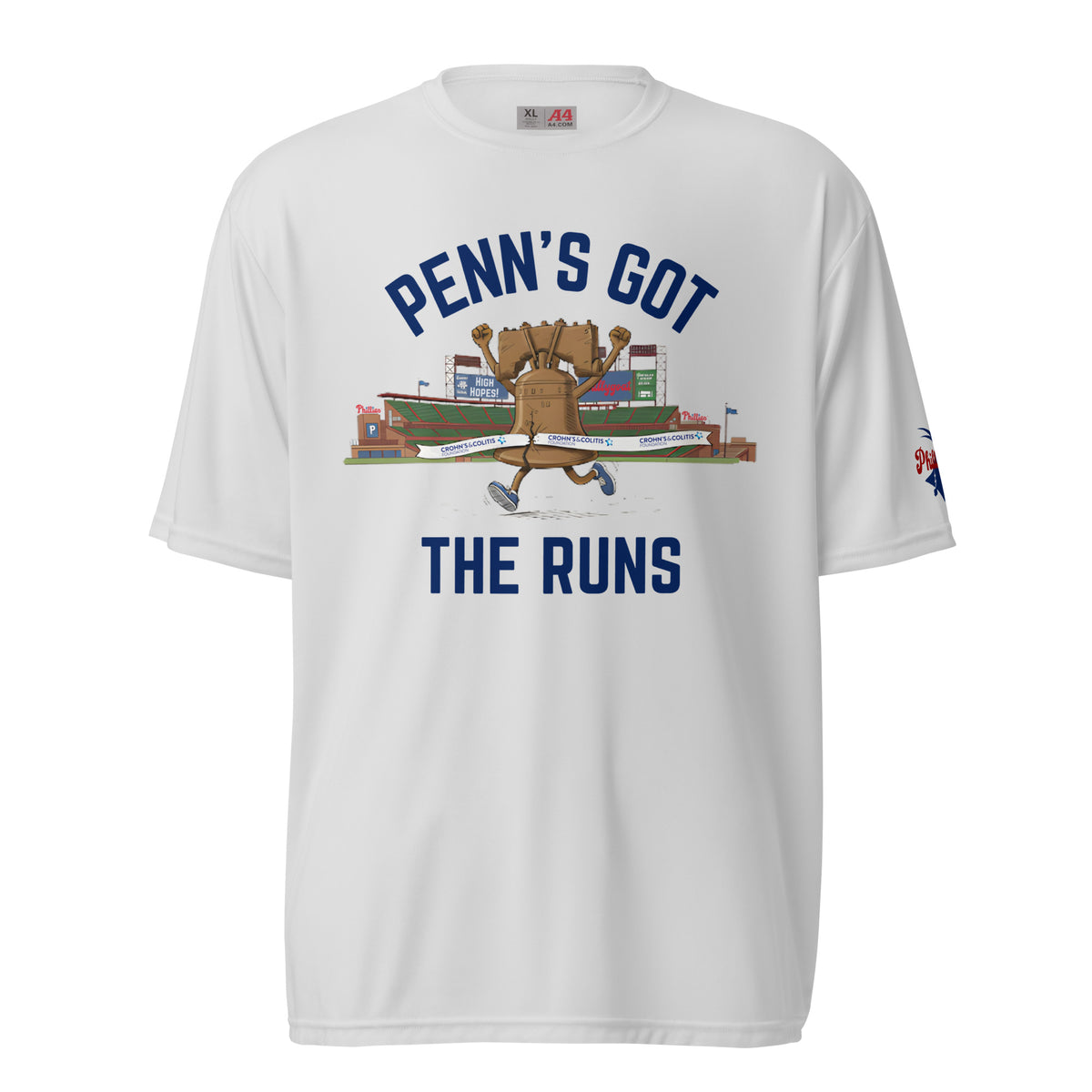 "Penn's Got the Runs" Unisex Performance Tee by Phillygoat – Philadelphia sports apparel