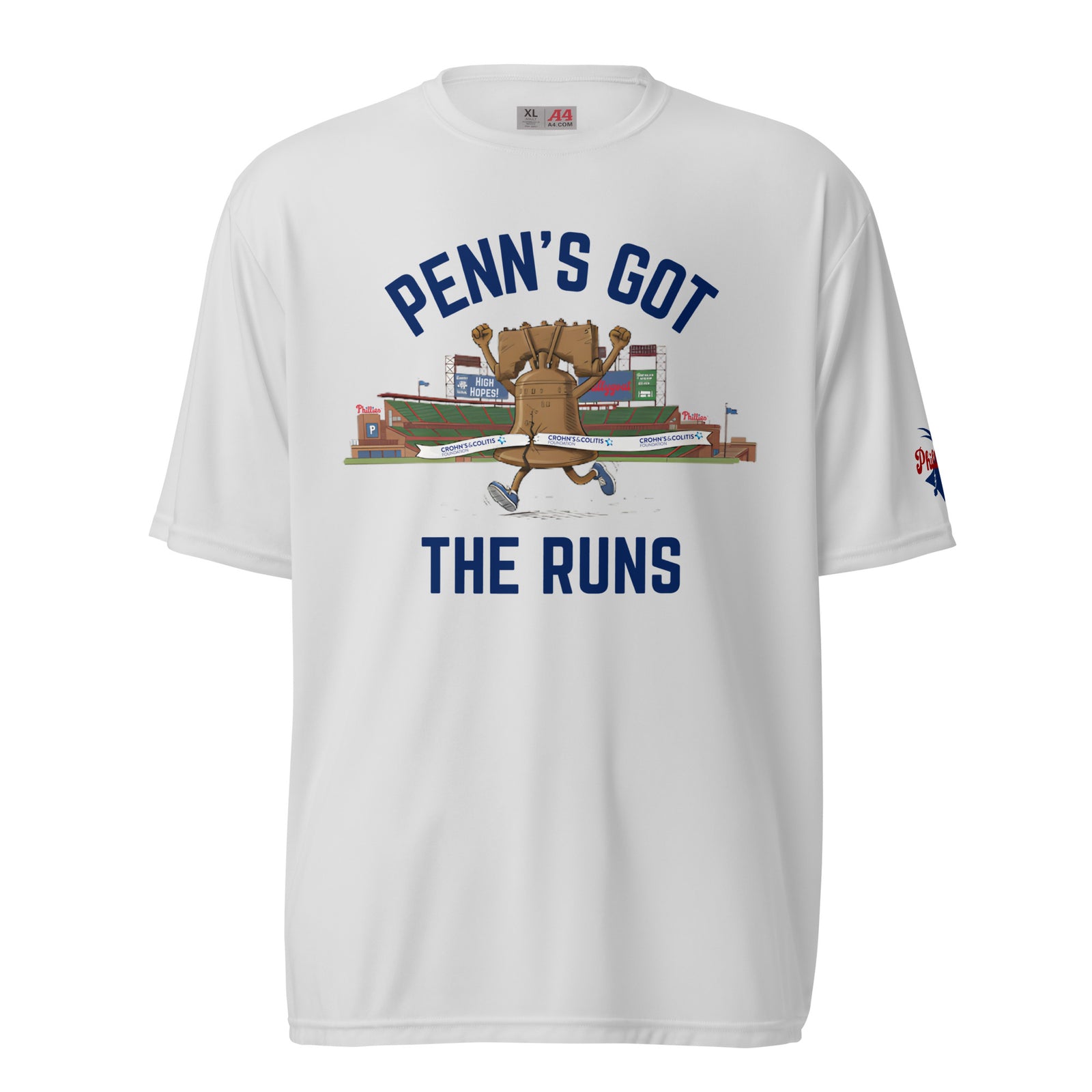 "Penn's Got the Runs" Unisex Performance Tee by Phillygoat – Philadelphia sports apparel