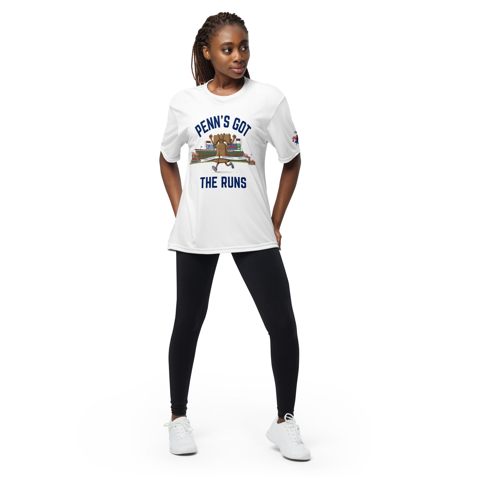 "Penn's Got the Runs" Unisex Performance Tee by Phillygoat – Philadelphia sports apparel
