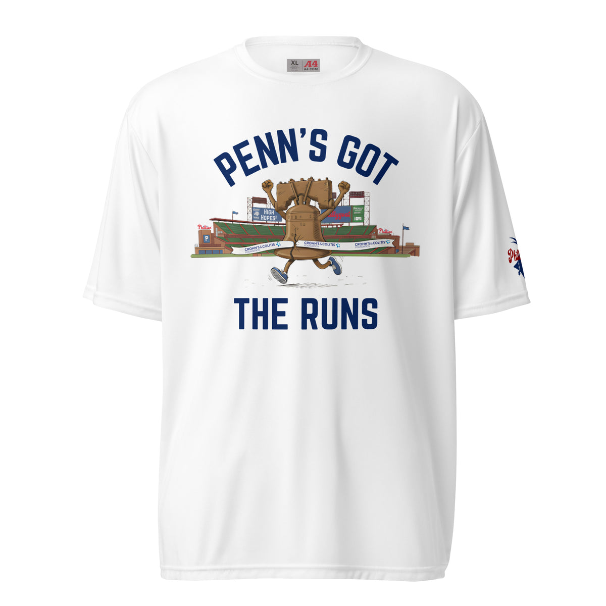 "Penn's Got the Runs" Unisex Performance Tee by Phillygoat – Philadelphia sports apparel