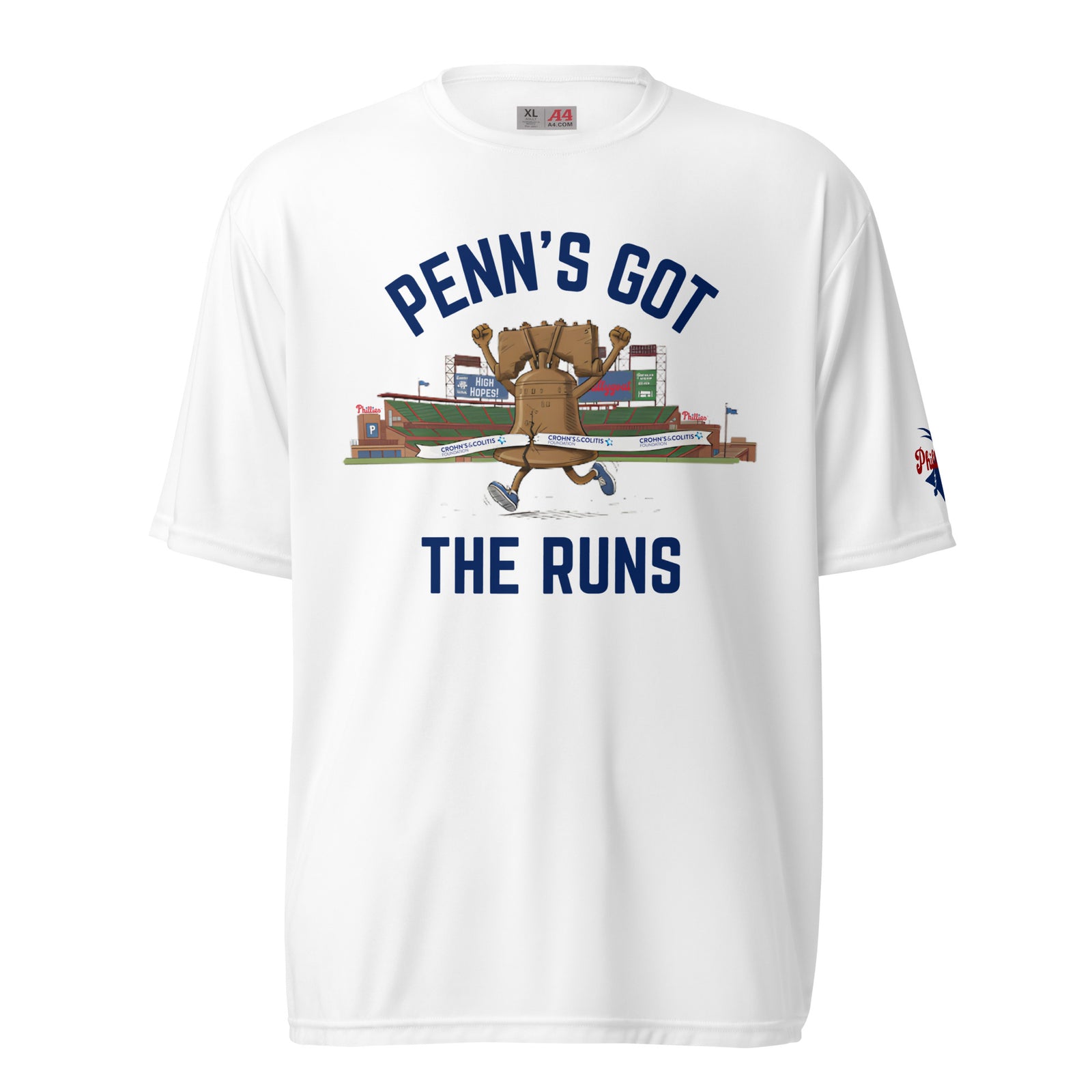 "Penn's Got the Runs" Unisex Performance Tee by Phillygoat – Philadelphia sports apparel