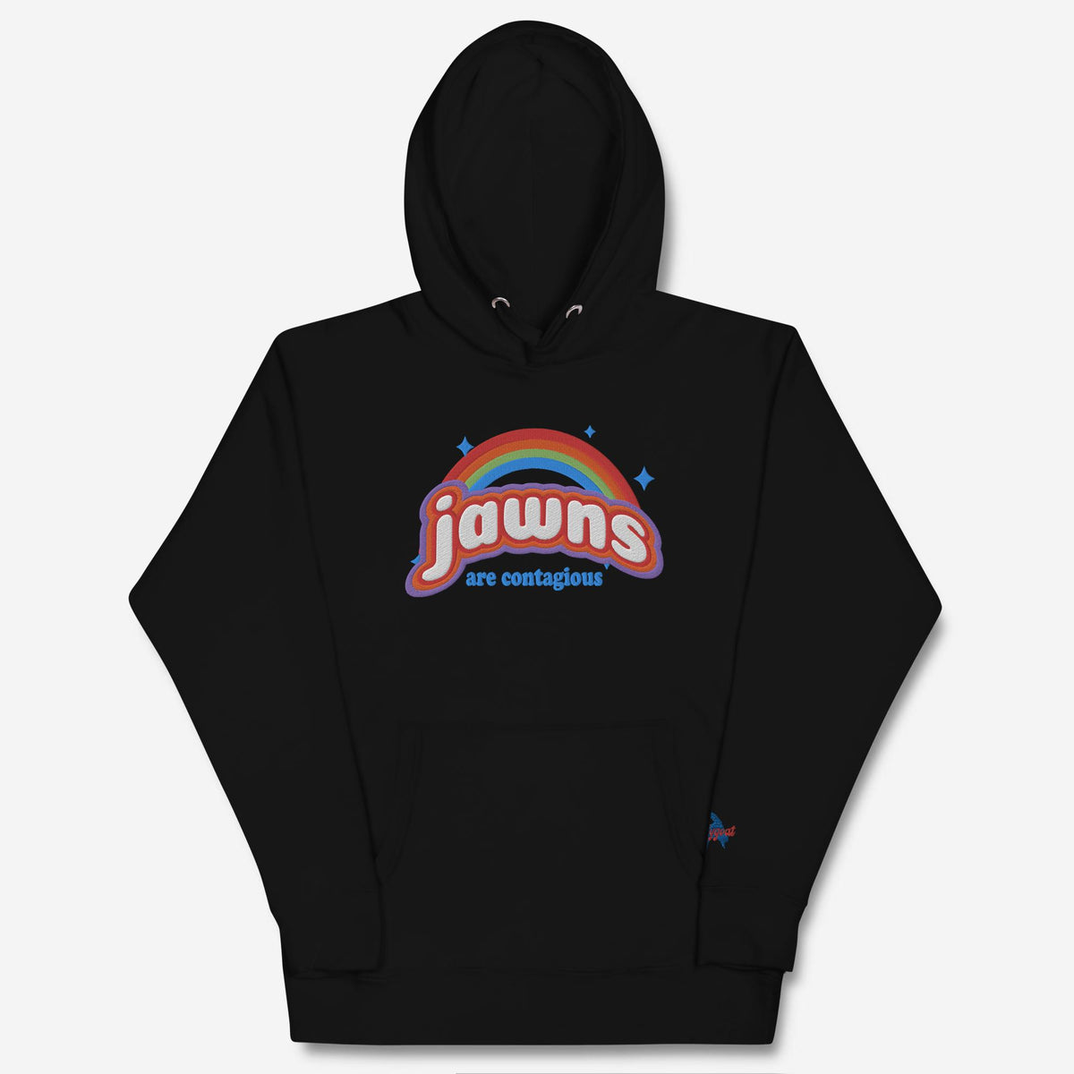 &quot;Jawns Are Contagious&quot; Embroidered Hoodie