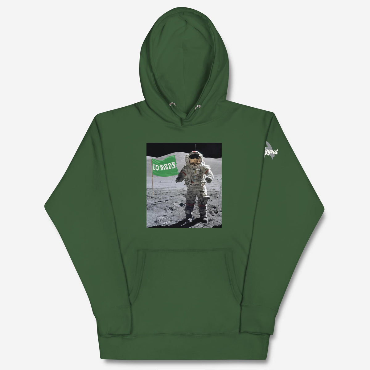 "Moon Man Birds Fan" Hoodie